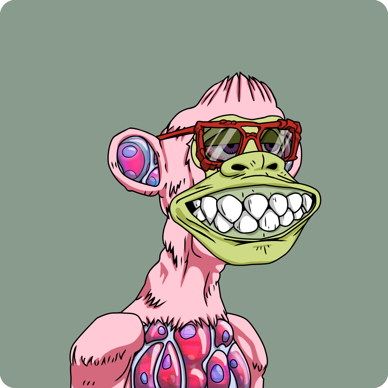 Yuga Labs - Mutant Ape Yacht Club - NFT # 6802