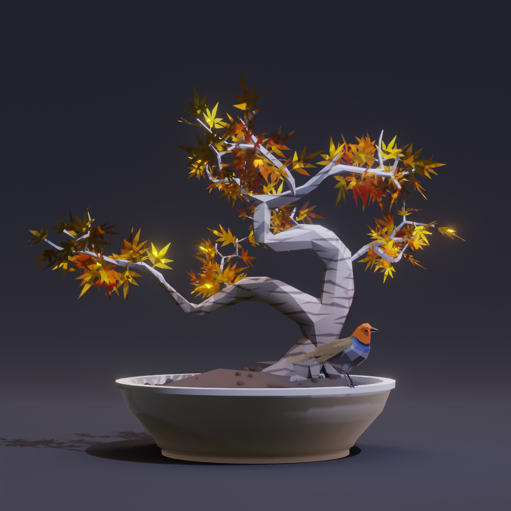 ZENFT Garden Society - Bonsai - Bonsai #8480 - NFT # 8480