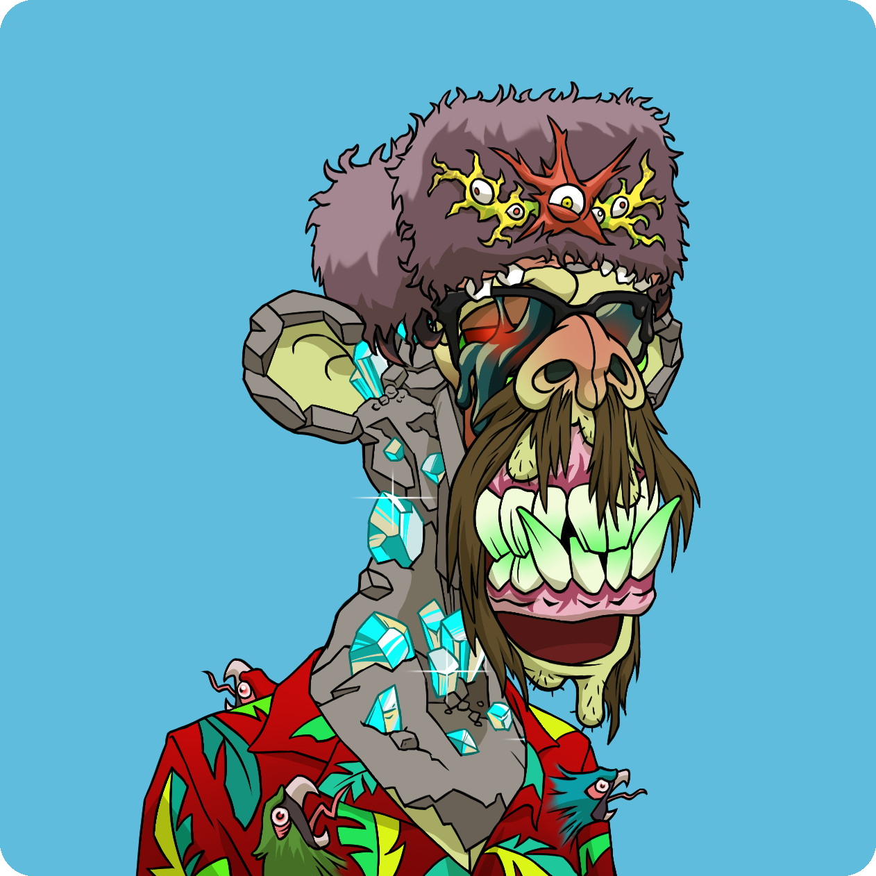 Yuga Labs - Mutant Ape Yacht Club - NFT # 13095