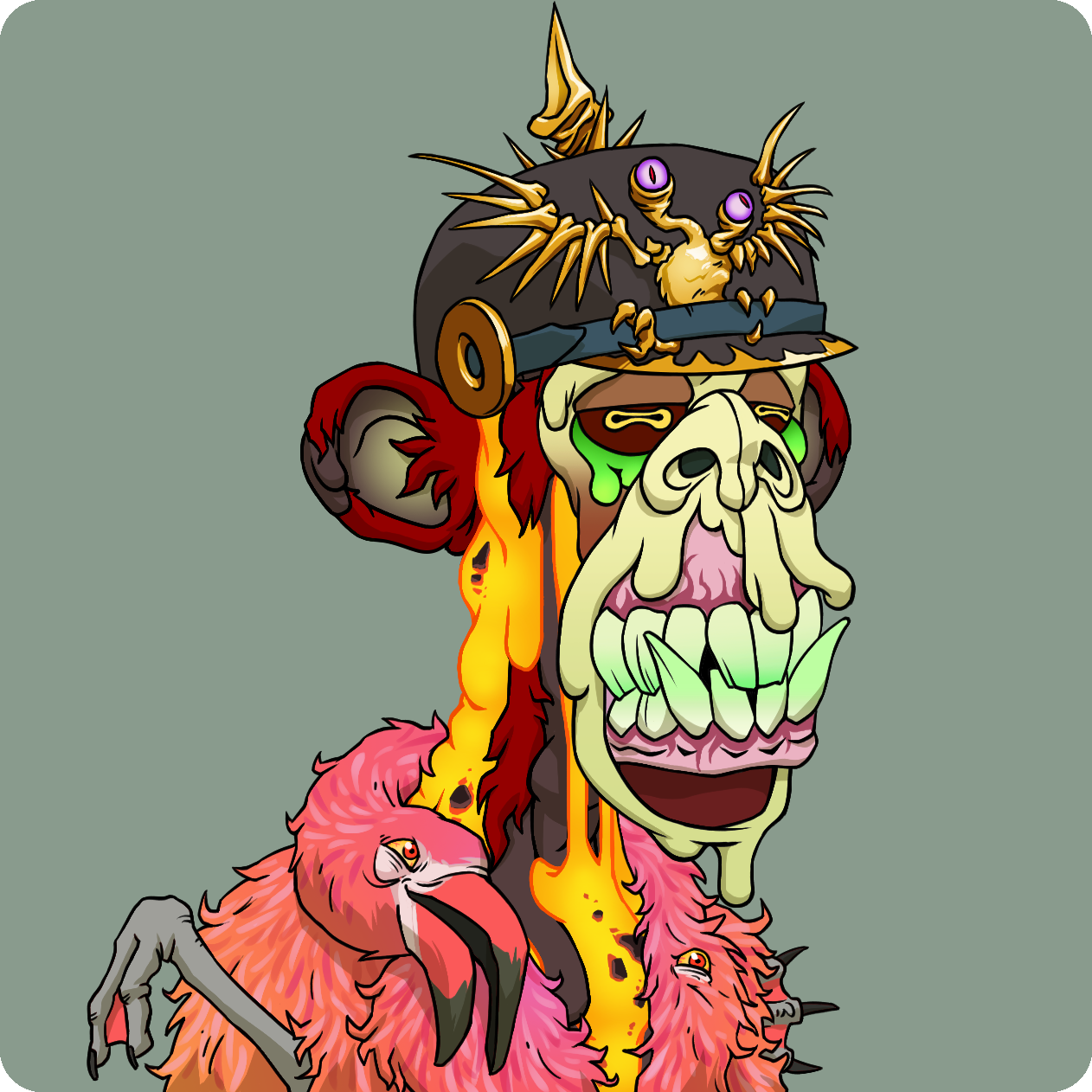 Yuga Labs - Mutant Ape Yacht Club - NFT # 3670