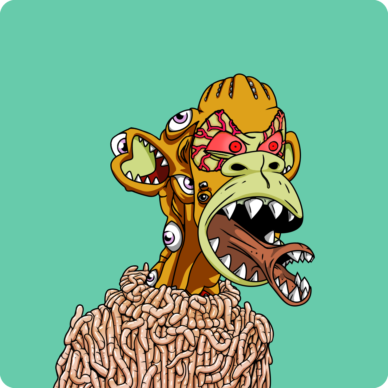 Yuga Labs - Mutant Ape Yacht Club - NFT # 13650