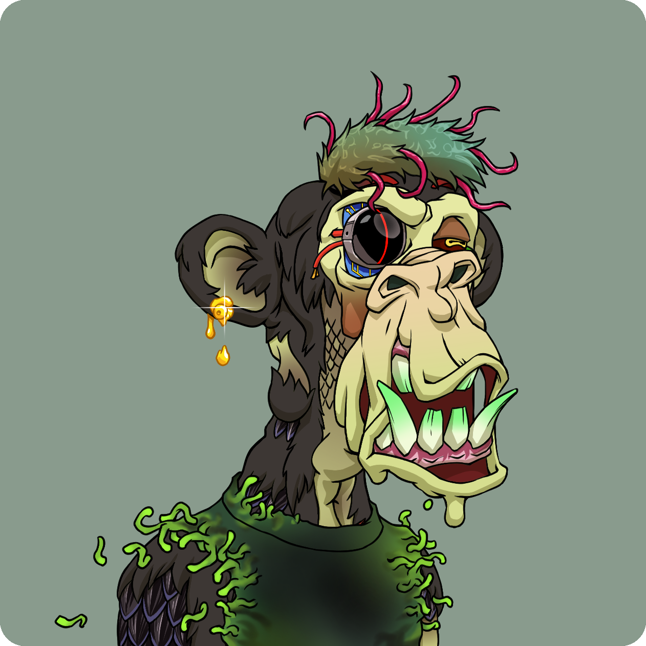 Yuga Labs - Mutant Ape Yacht Club - NFT # 17649