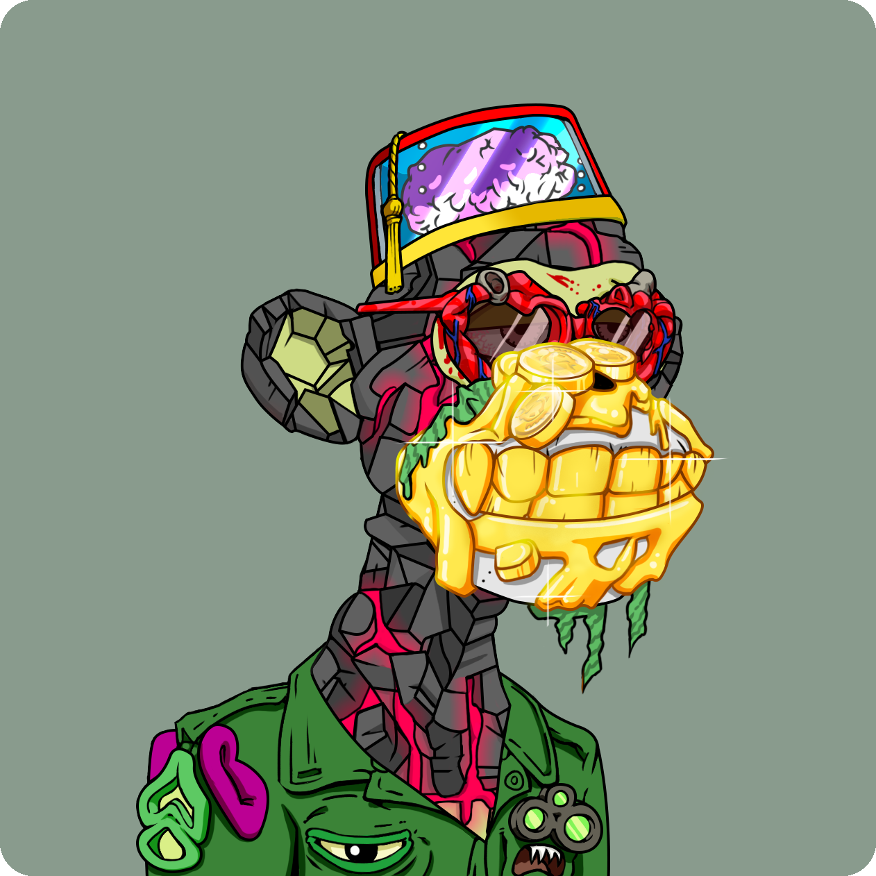 Yuga Labs - Mutant Ape Yacht Club - NFT # 3350