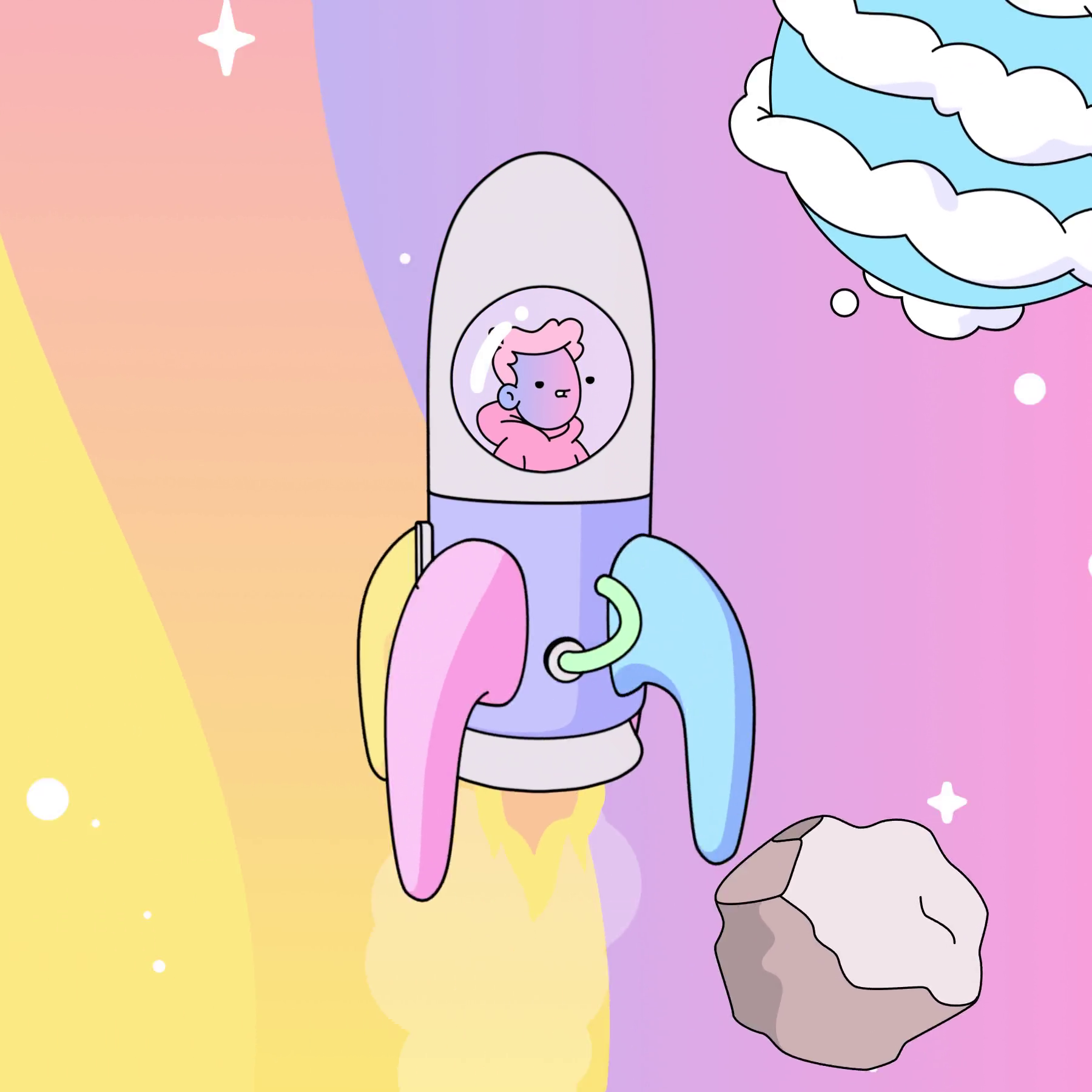 The Doodles Founders - Space Doodles - Space Doodle #9856 - NFT # 9856