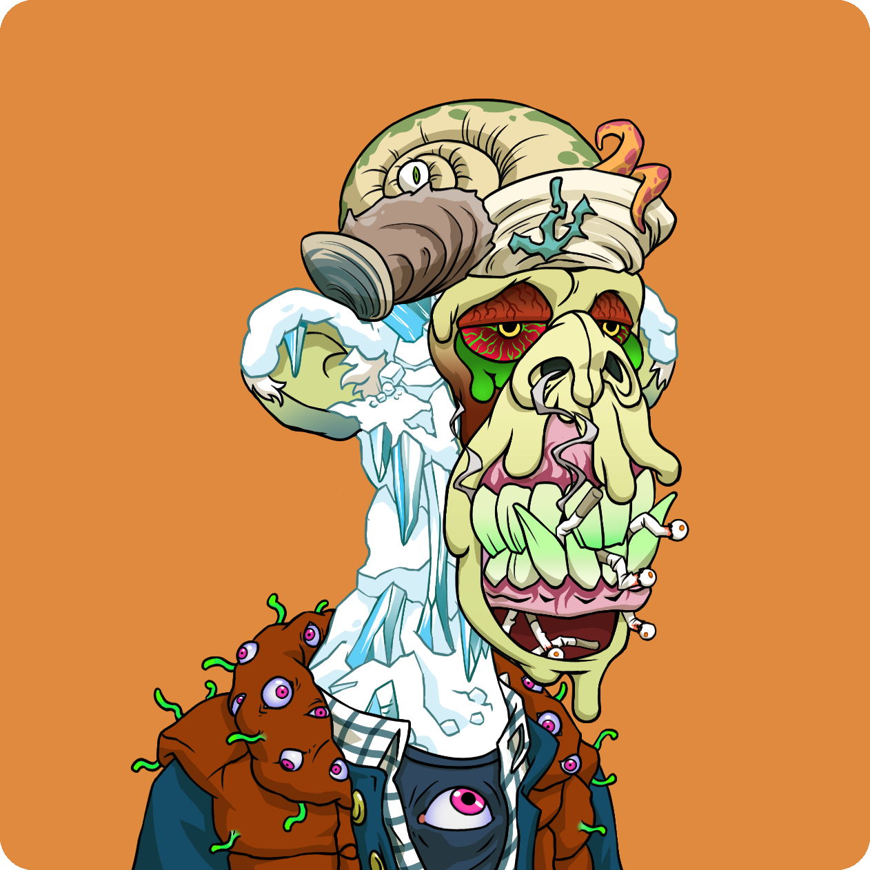 Yuga Labs - Mutant Ape Yacht Club - NFT # 3450