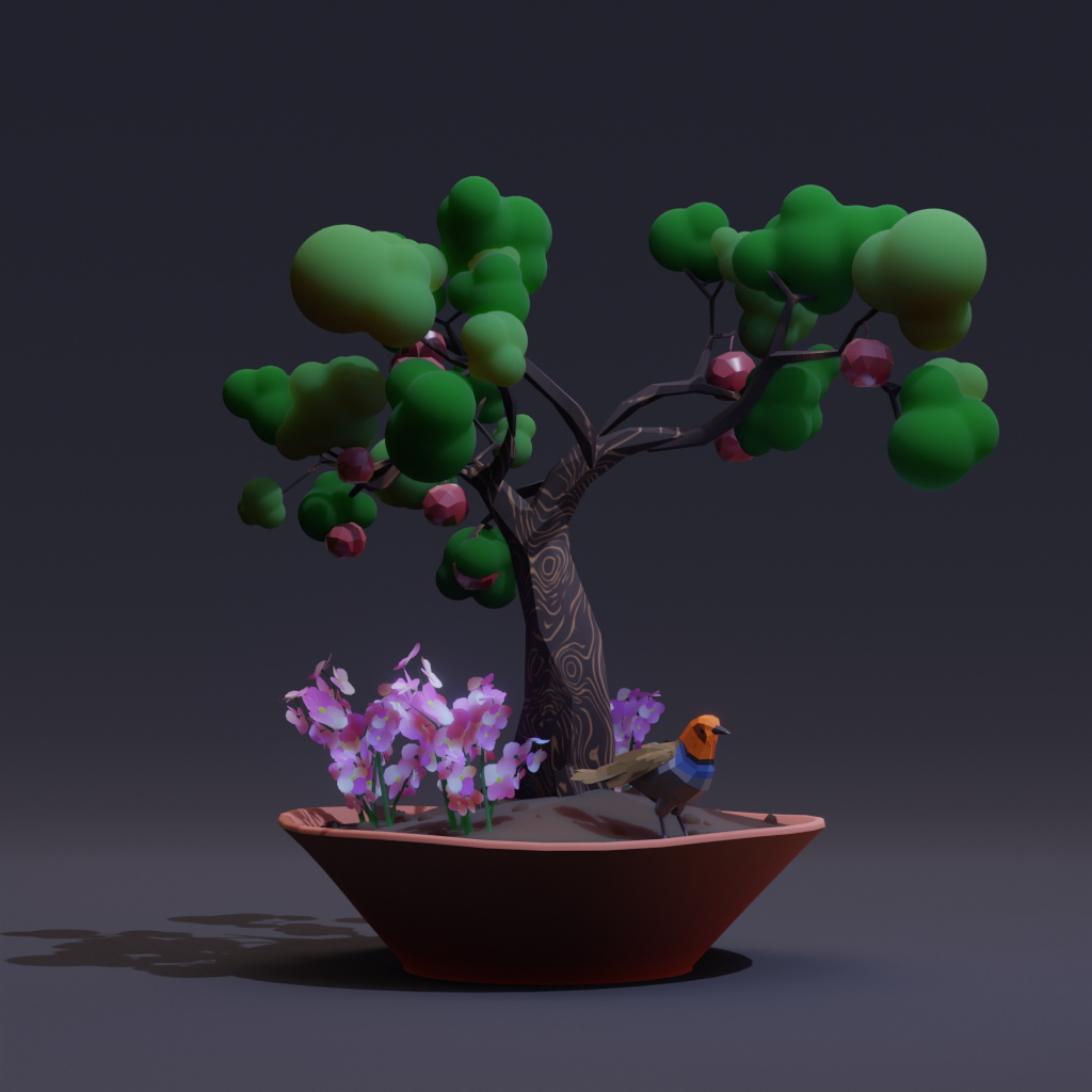 ZENFT Garden Society - Bonsai - Bonsai #8638 - NFT # 8638