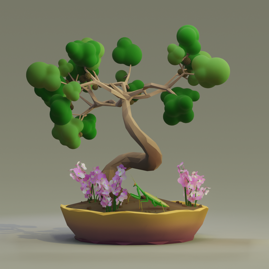 ZENFT Garden Society - Bonsai - Bonsai #8773 - NFT # 8773