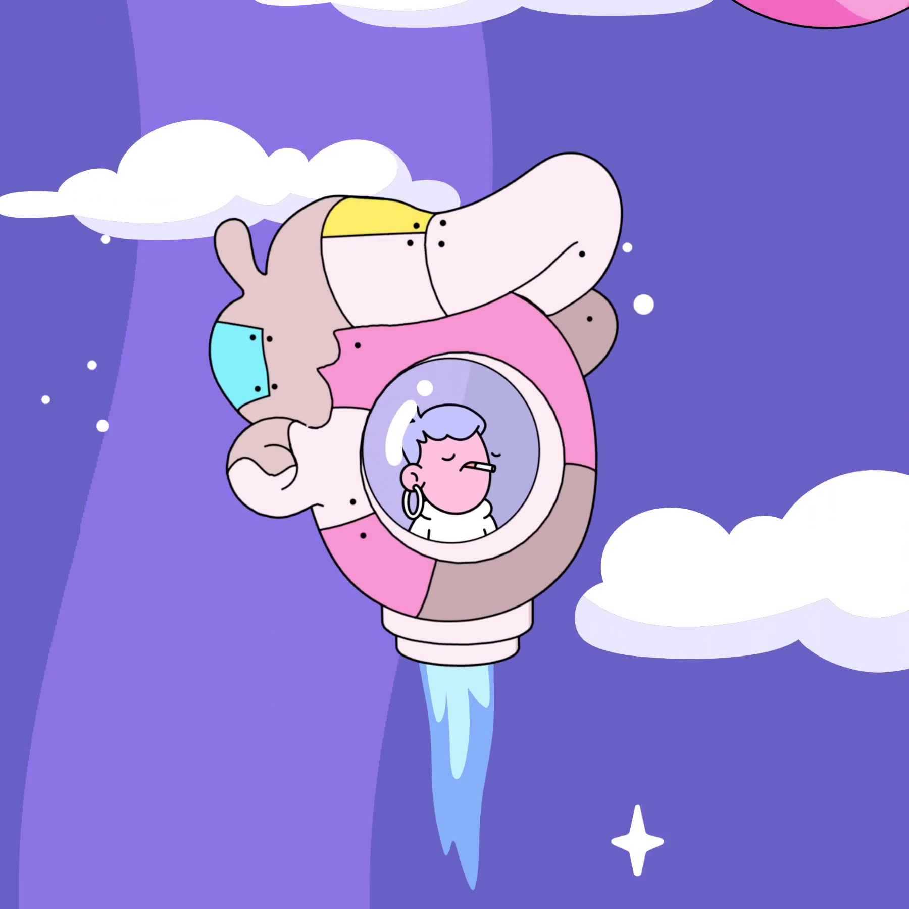 The Doodles Founders - Space Doodles - Space Doodle #9708 - NFT # 9708