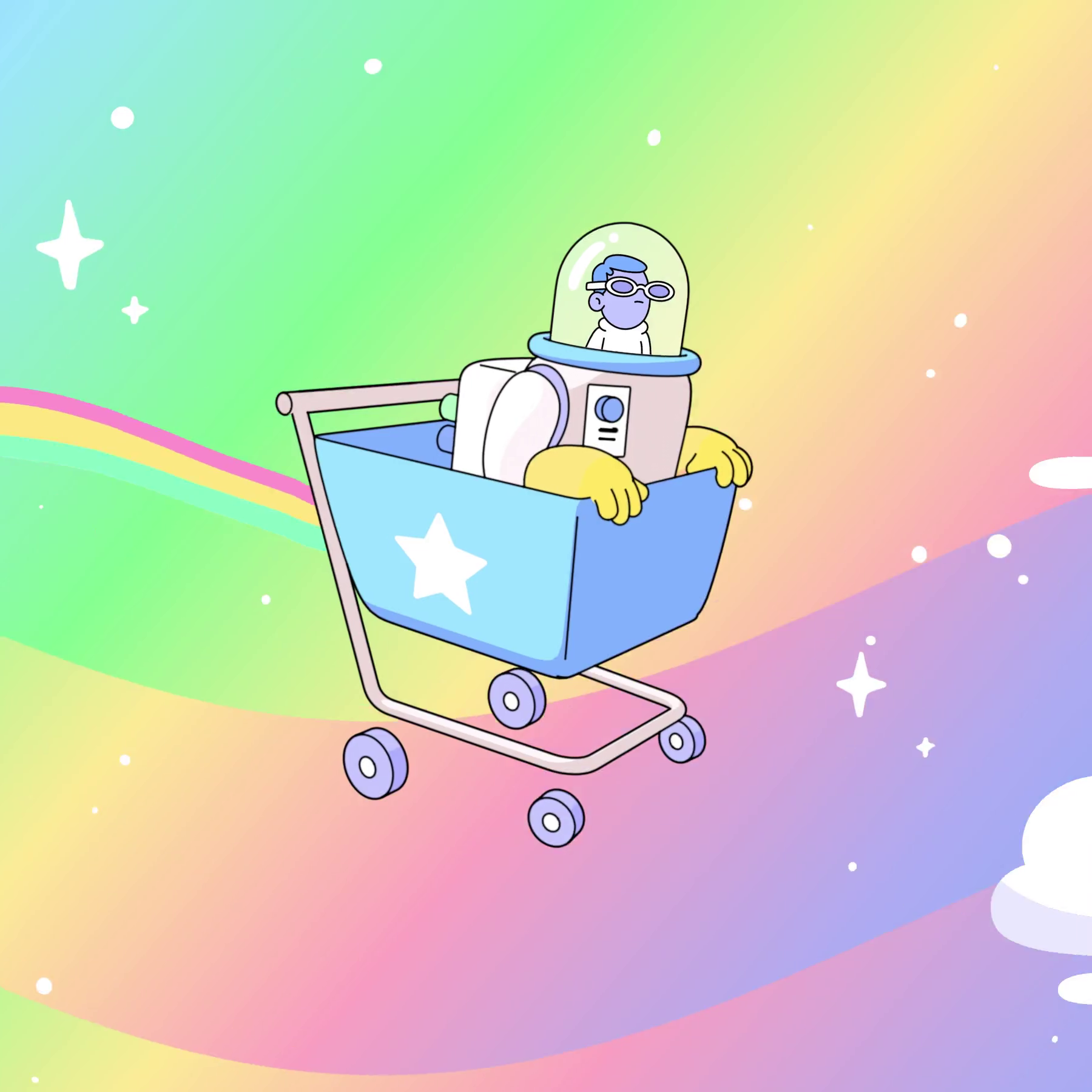 The Doodles Founders - Space Doodles - Space Doodle #412 - NFT # 412