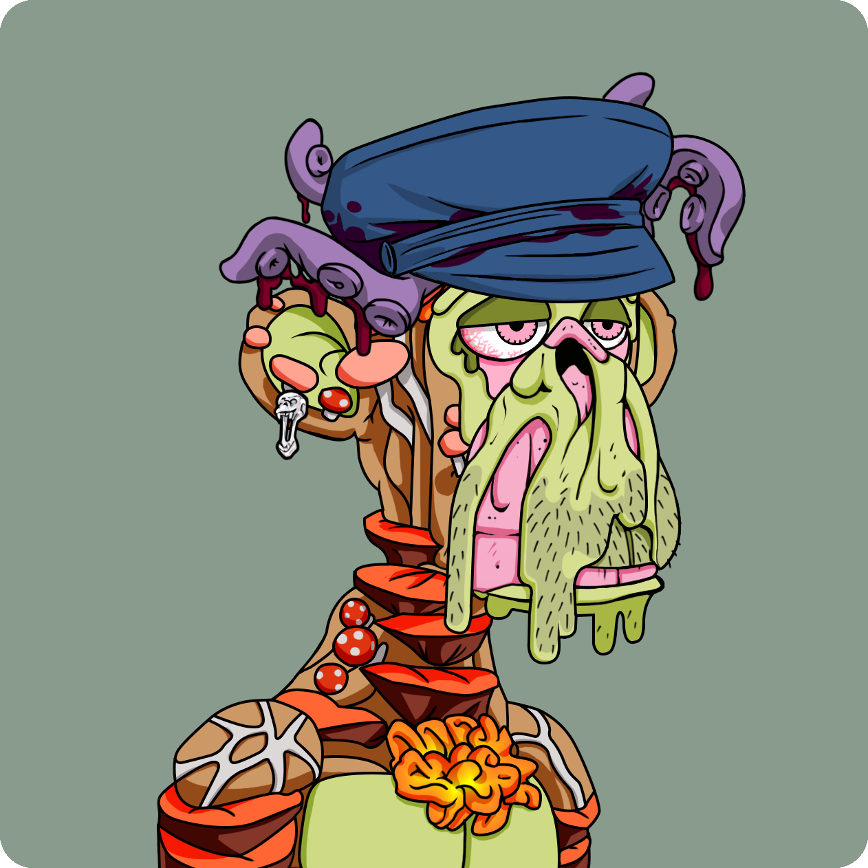 Yuga Labs - Mutant Ape Yacht Club - NFT # 3636