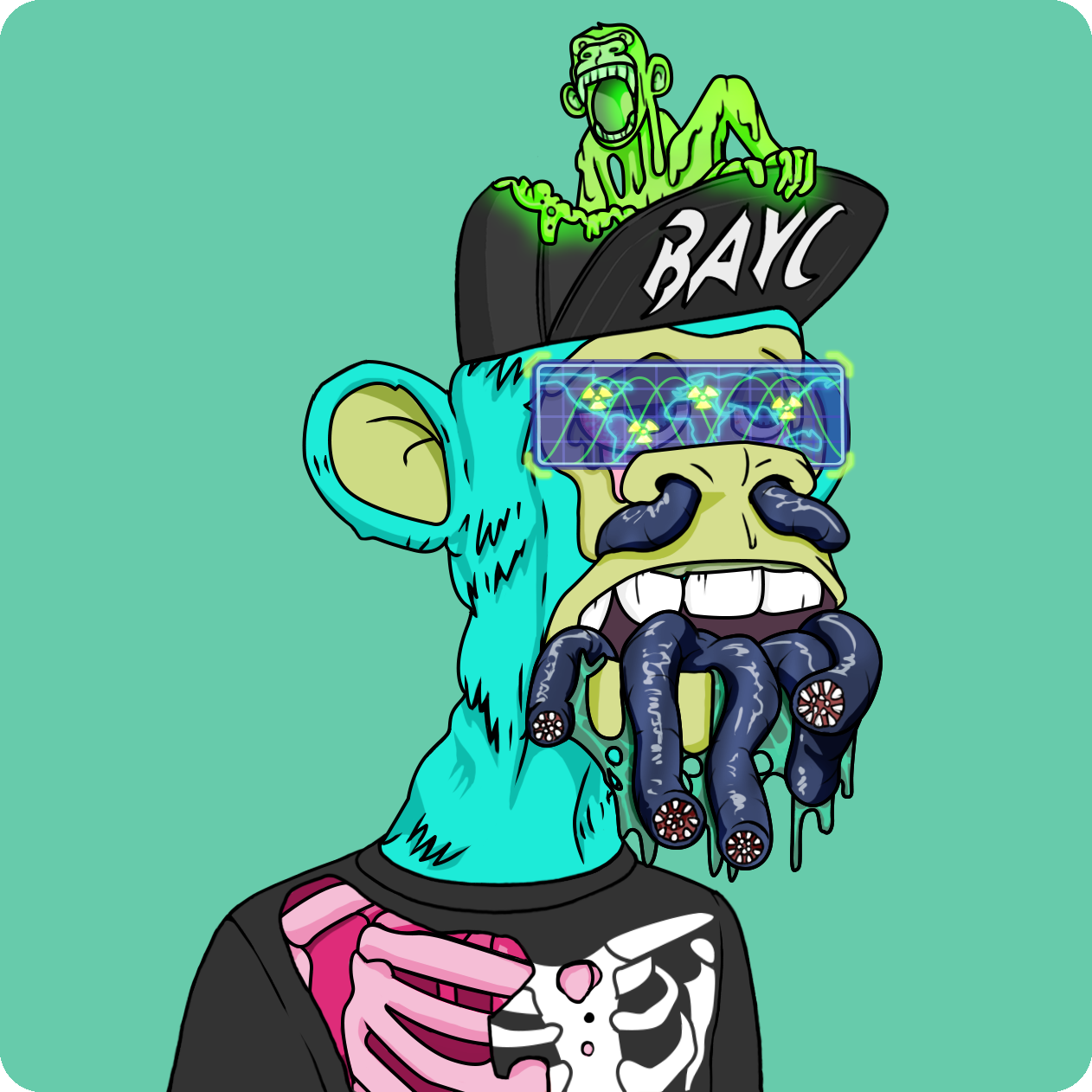 Yuga Labs - Mutant Ape Yacht Club - NFT # 1198