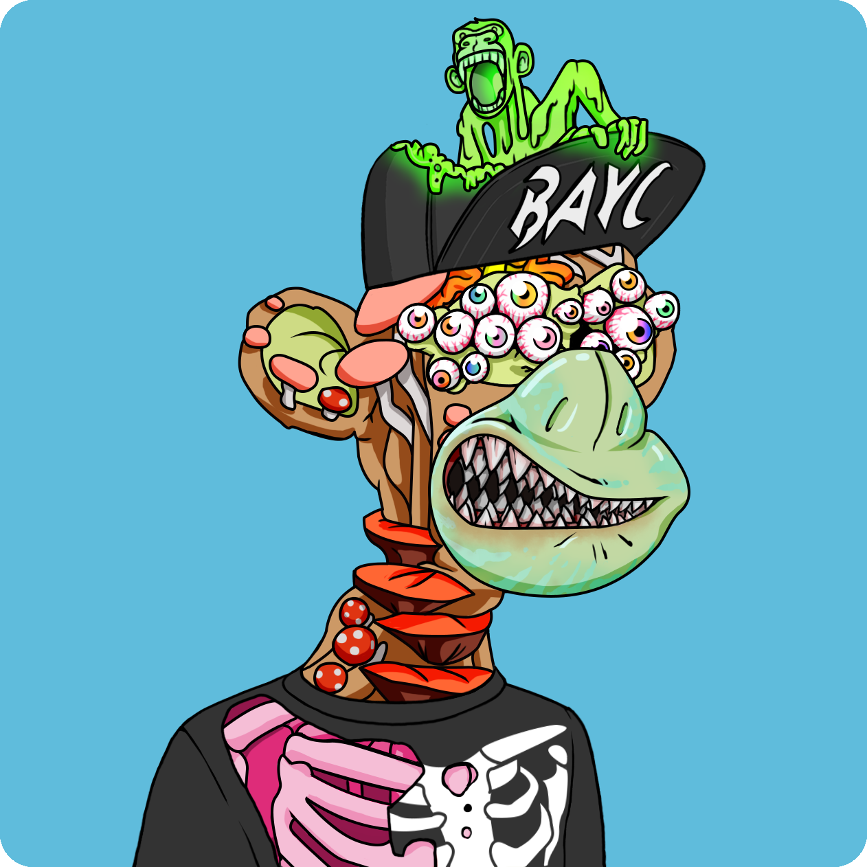 Yuga Labs - Mutant Ape Yacht Club - NFT # 2042