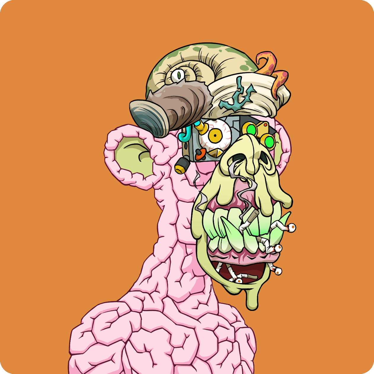 Yuga Labs - Mutant Ape Yacht Club - NFT # 2162