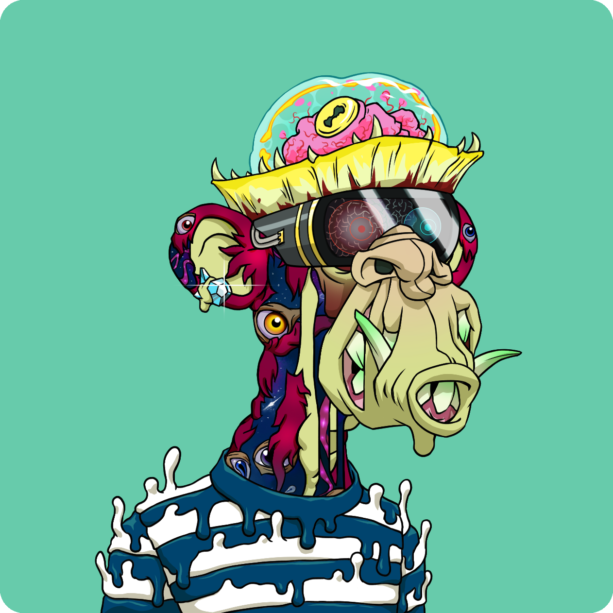 Yuga Labs - Mutant Ape Yacht Club - NFT # 13313