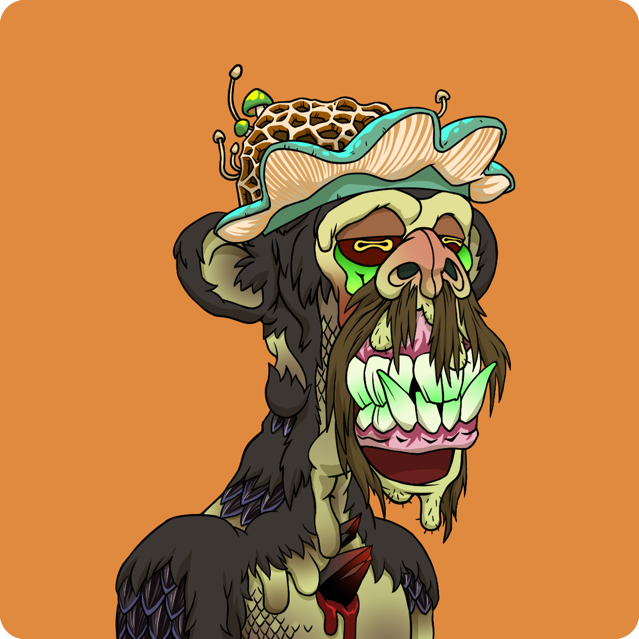 Yuga Labs - Mutant Ape Yacht Club - NFT # 1672