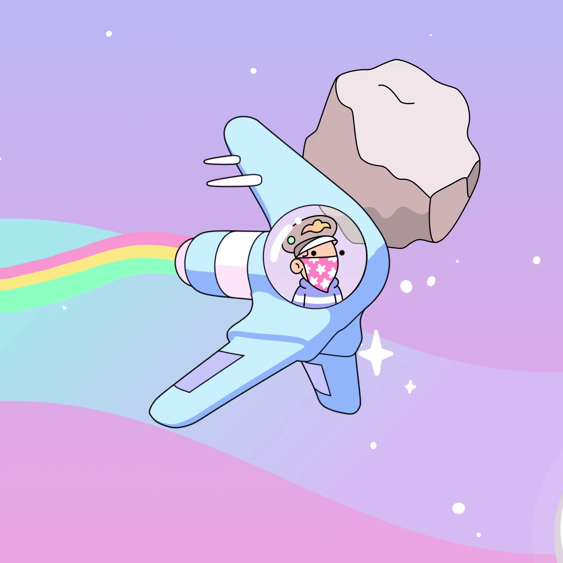 The Doodles Founders - Space Doodles - Space Doodle #365 - NFT # 365