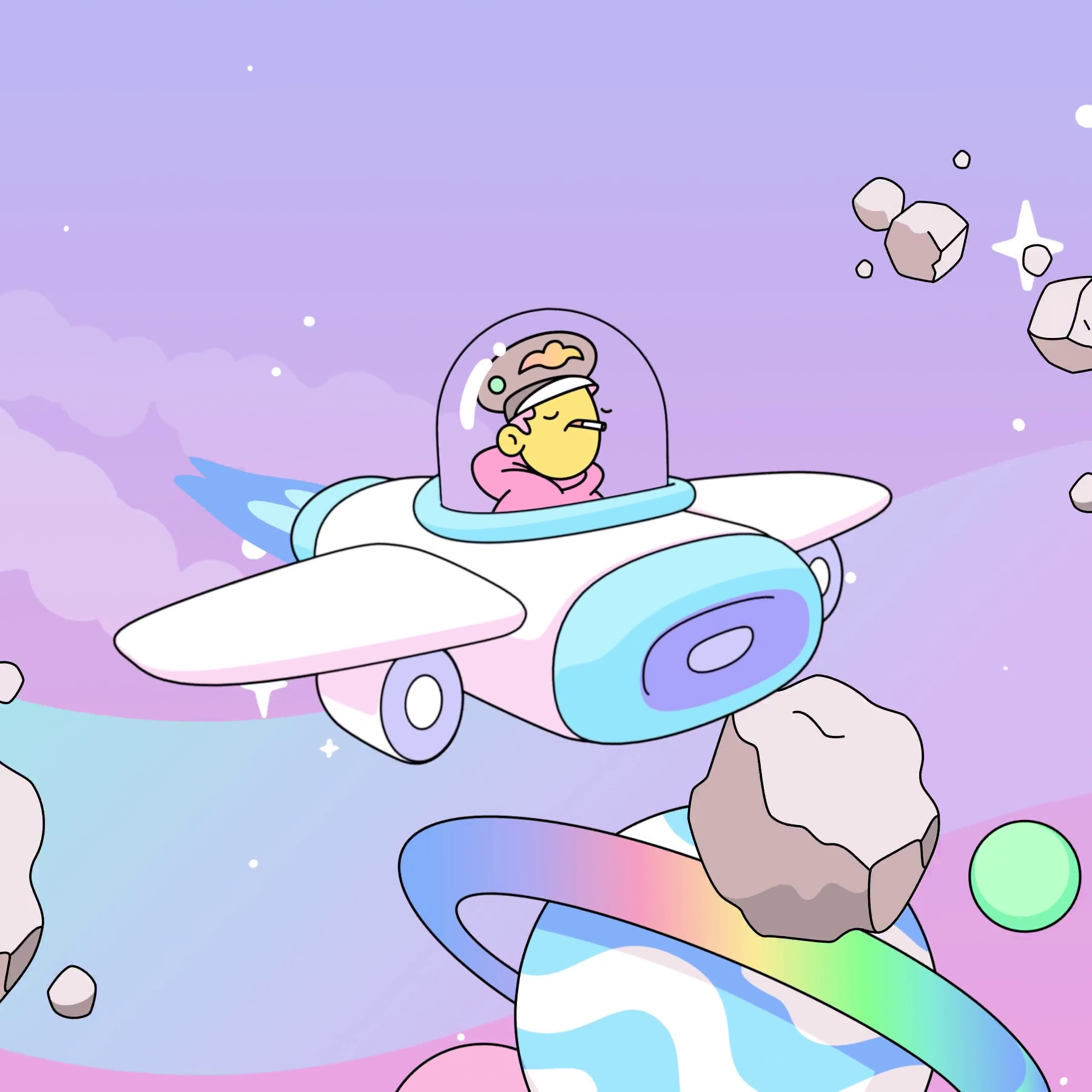 The Doodles Founders - Space Doodles - Space Doodle #339 - NFT # 339