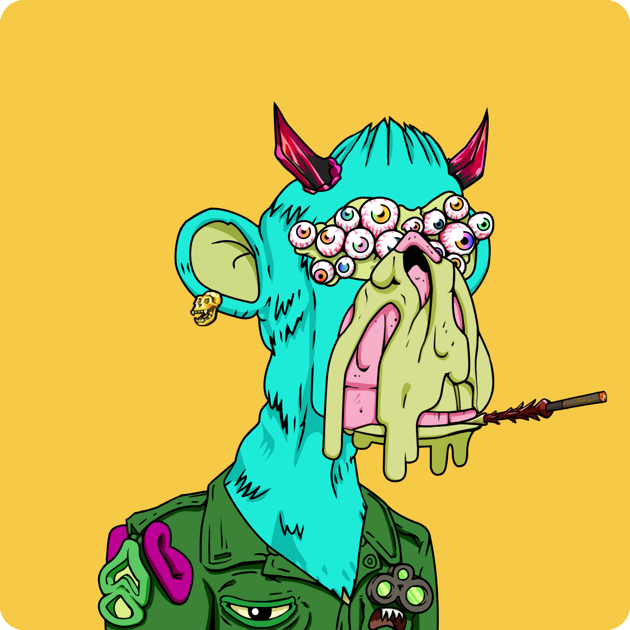 Yuga Labs - Mutant Ape Yacht Club - NFT # 21490