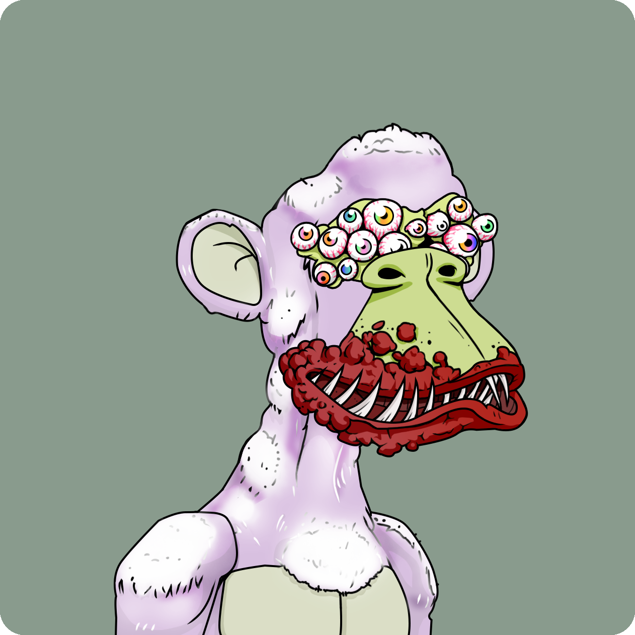 Yuga Labs - Mutant Ape Yacht Club - NFT # 1555