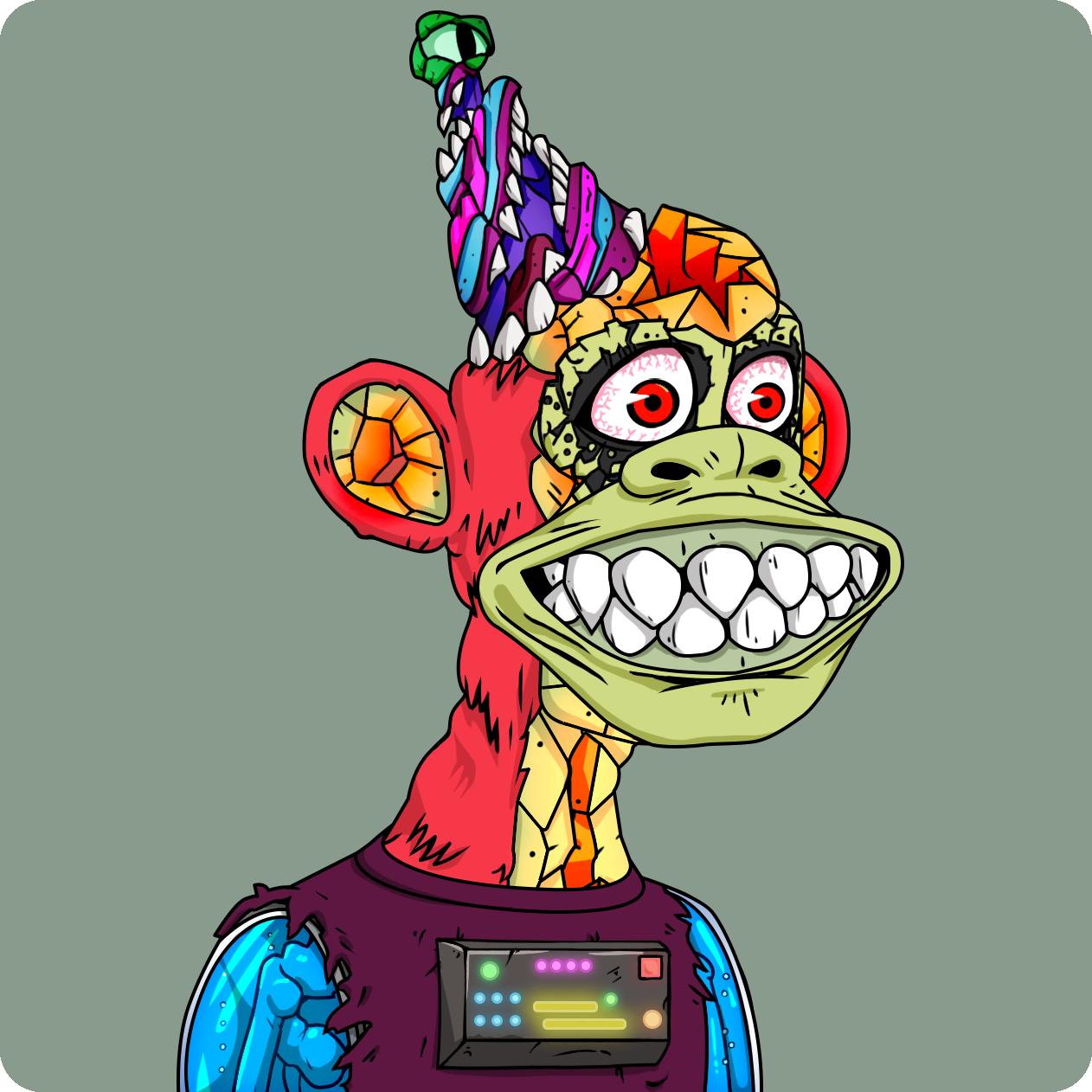 Yuga Labs - Mutant Ape Yacht Club - NFT # 3956