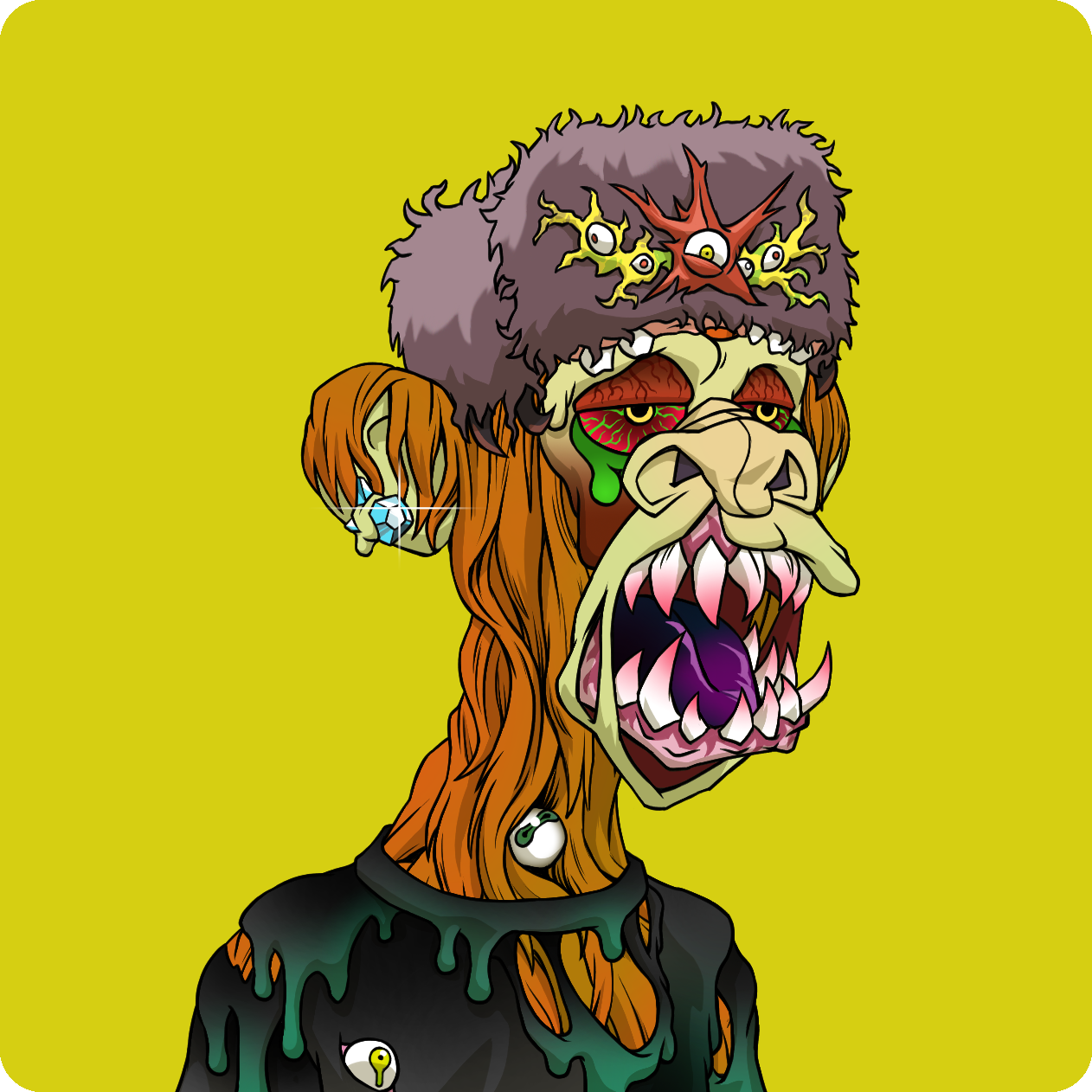 Yuga Labs - Mutant Ape Yacht Club - NFT # 3985