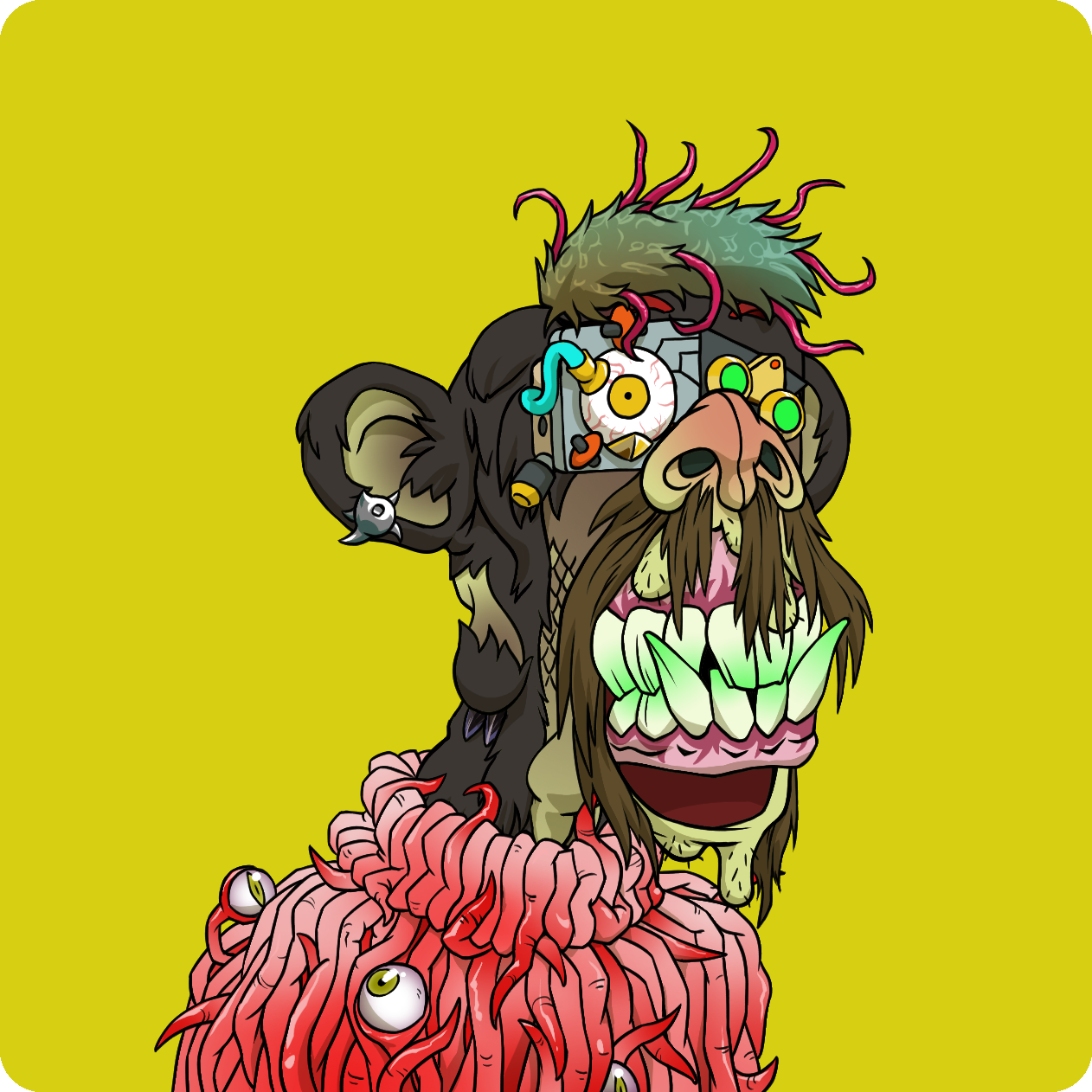 Yuga Labs - Mutant Ape Yacht Club - NFT # 5891