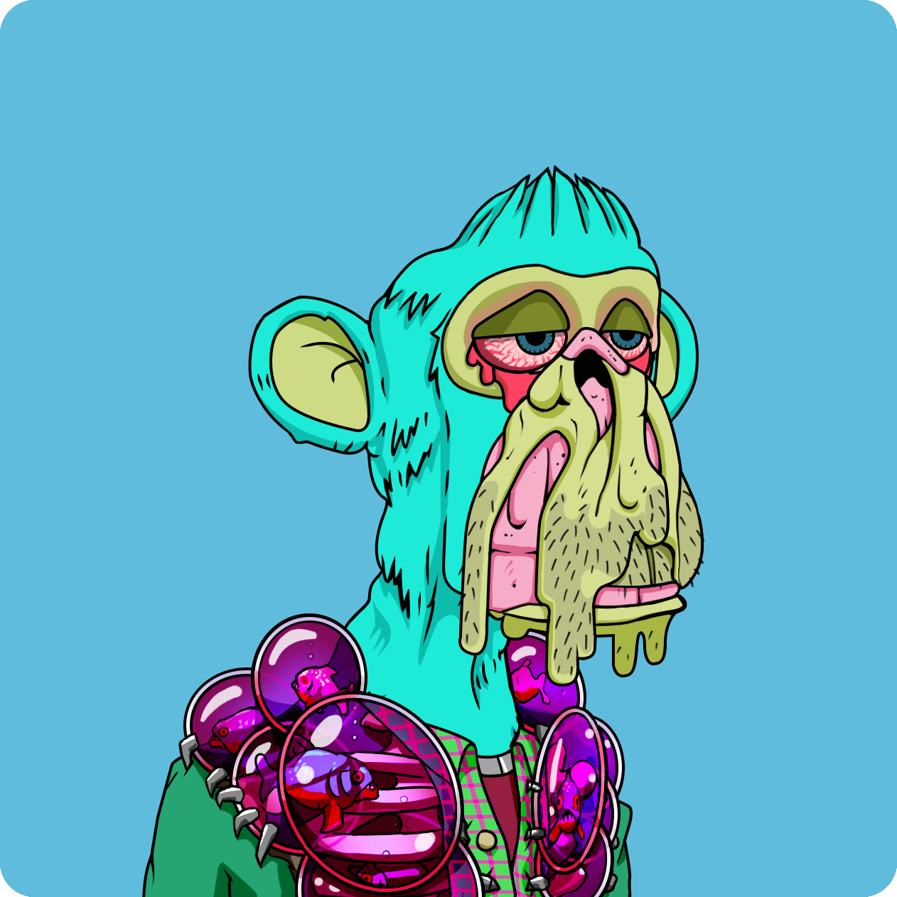 Yuga Labs - Mutant Ape Yacht Club - NFT # 3841