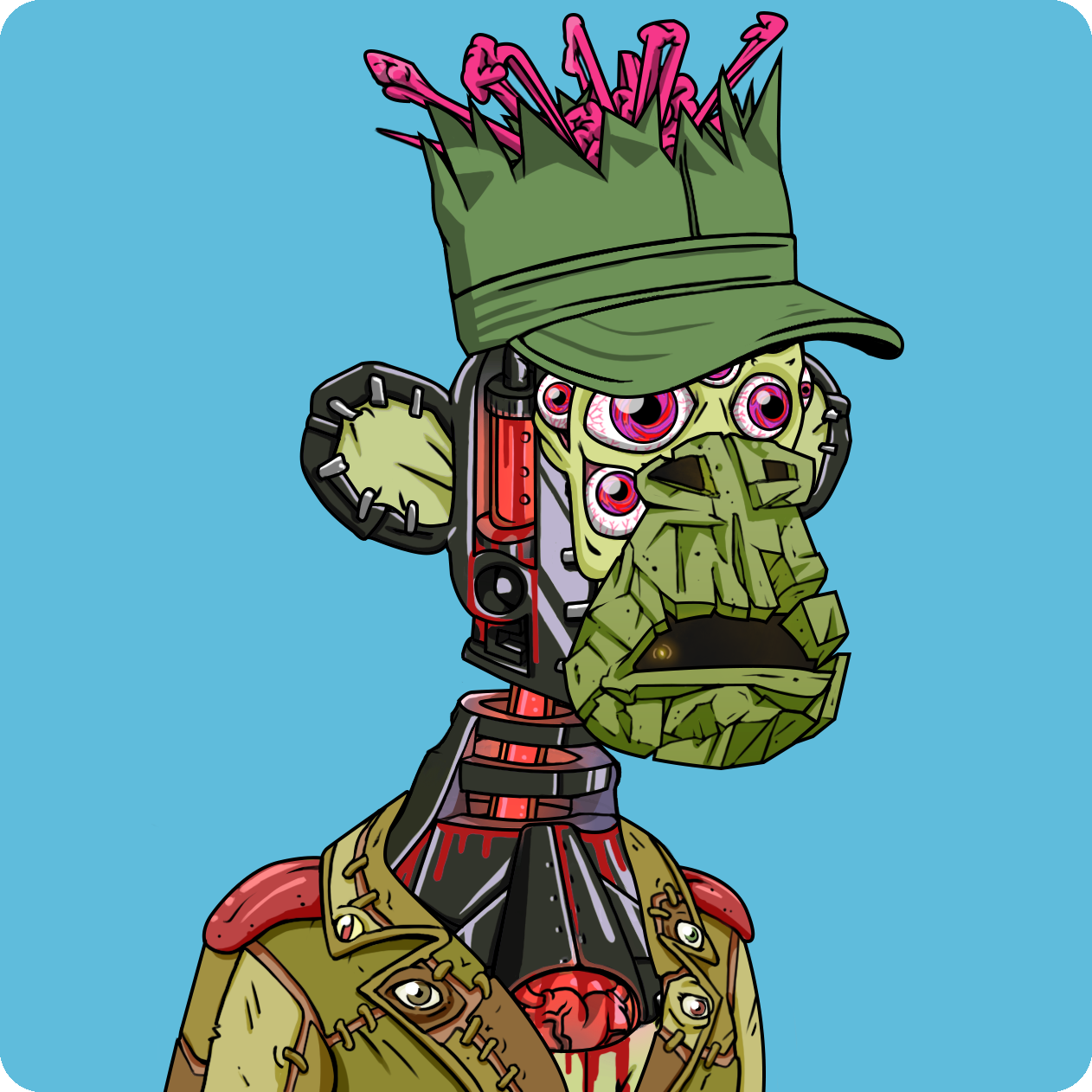 Yuga Labs - Mutant Ape Yacht Club - NFT # 1196