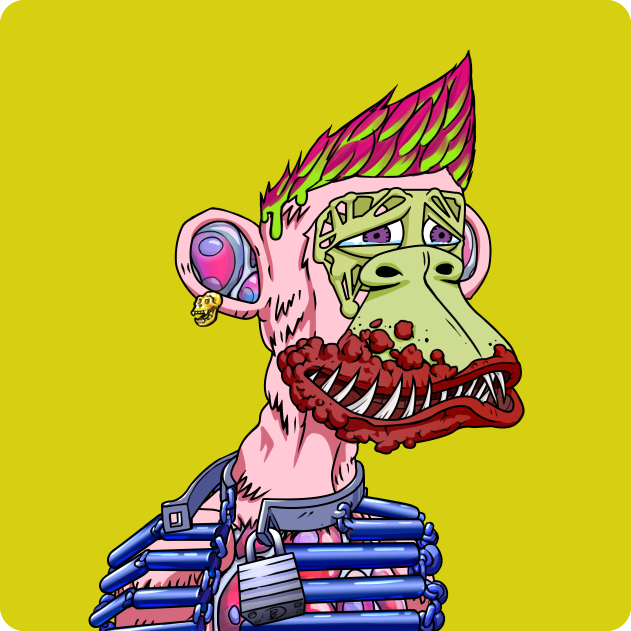 Yuga Labs - Mutant Ape Yacht Club - NFT # 9893