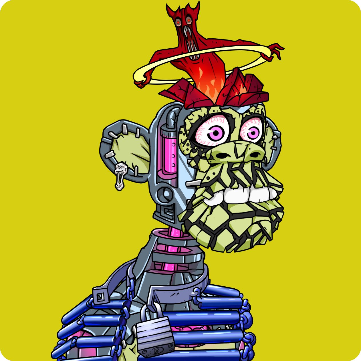 Yuga Labs - Mutant Ape Yacht Club - NFT # 4466