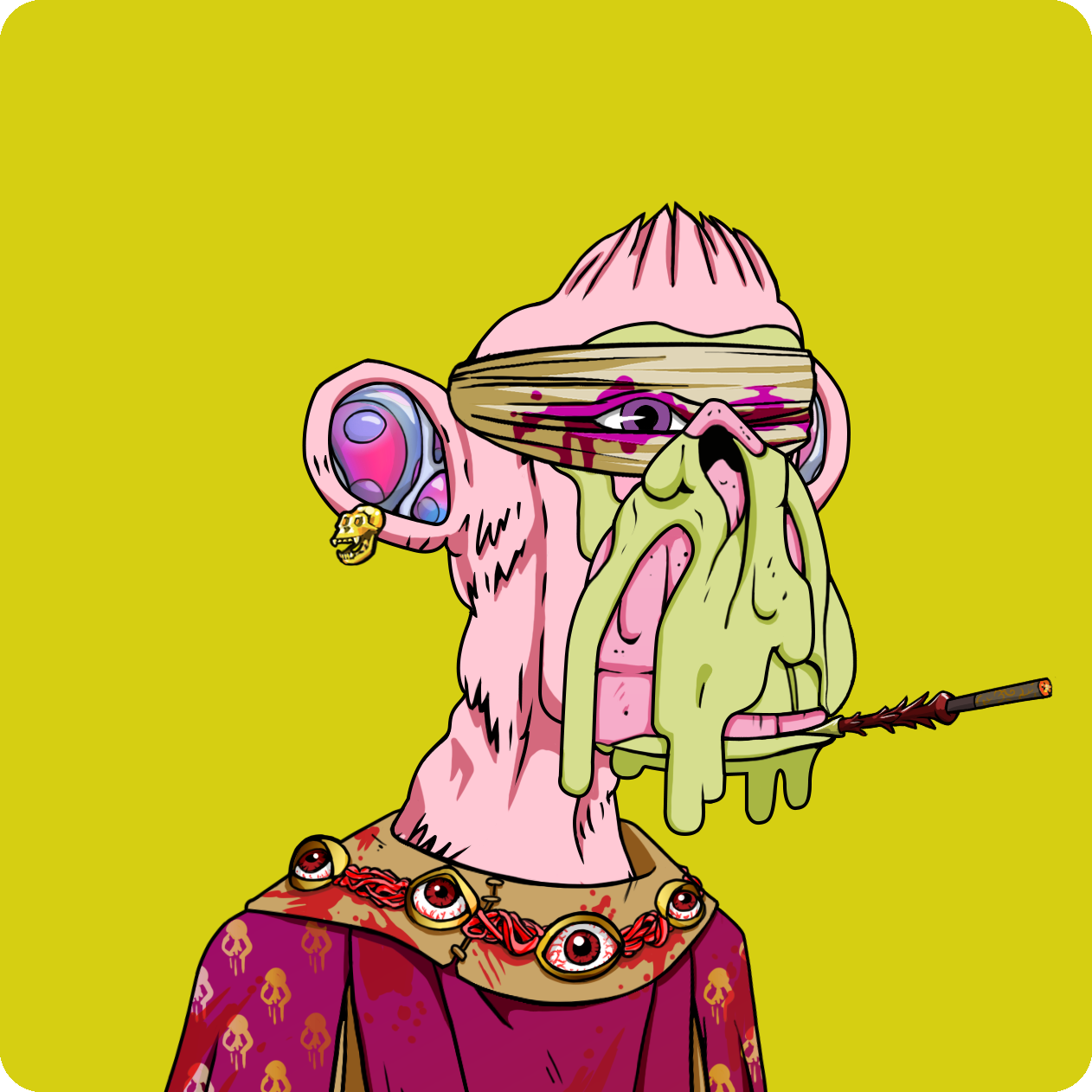 Yuga Labs - Mutant Ape Yacht Club - NFT # 3618