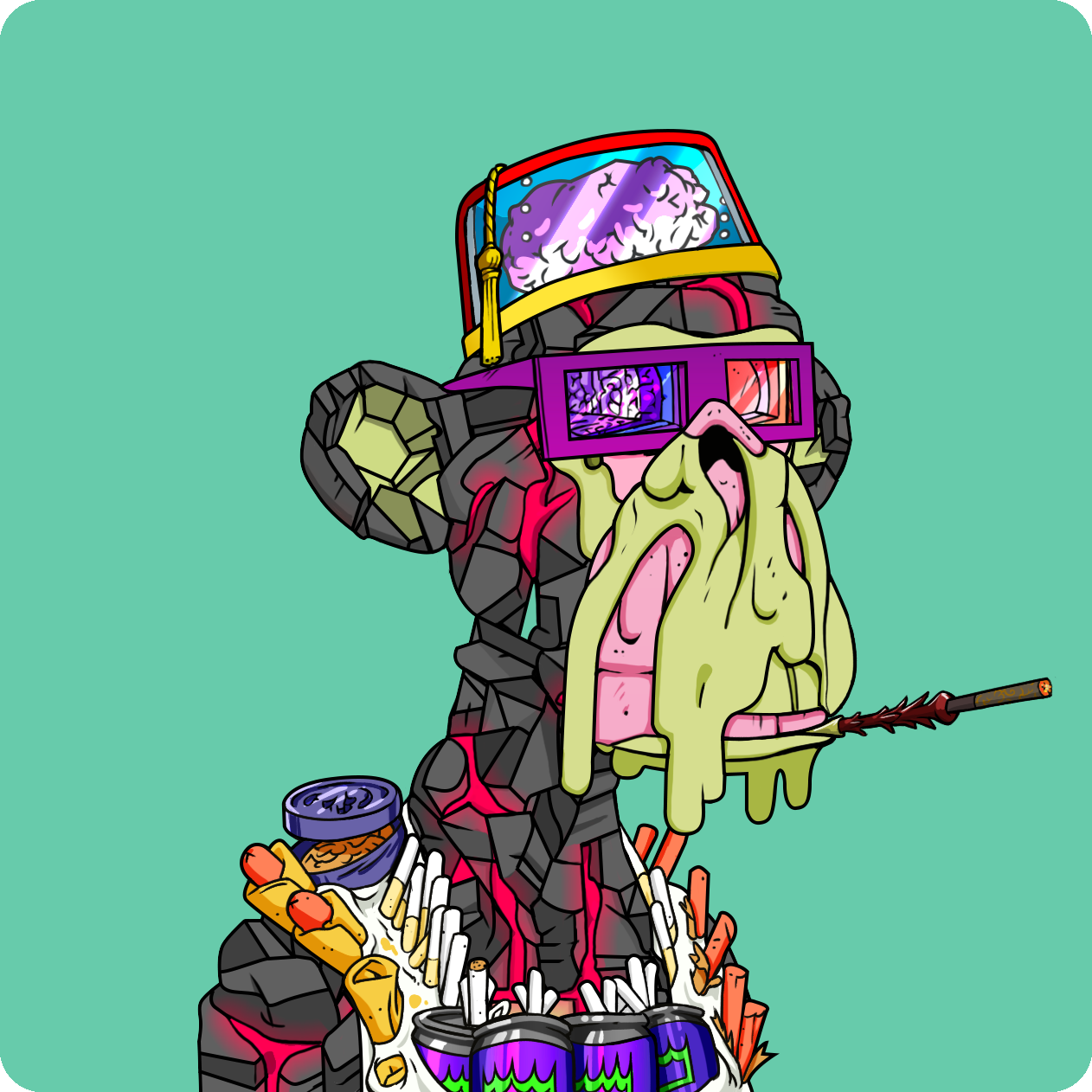 Yuga Labs - Mutant Ape Yacht Club - NFT # 3323