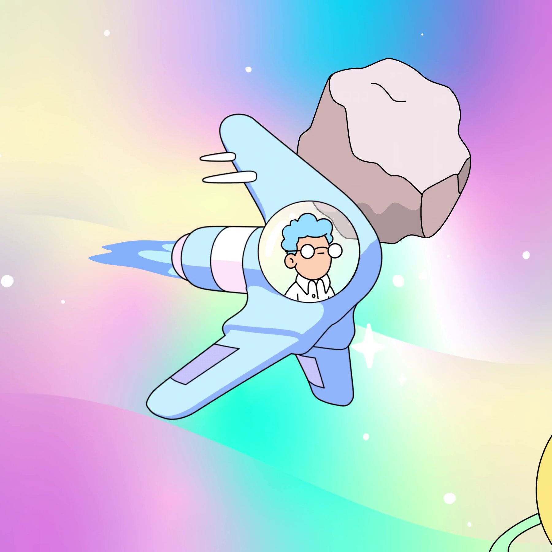 The Doodles Founders - Space Doodles - Space Doodle #9912 - NFT # 9912