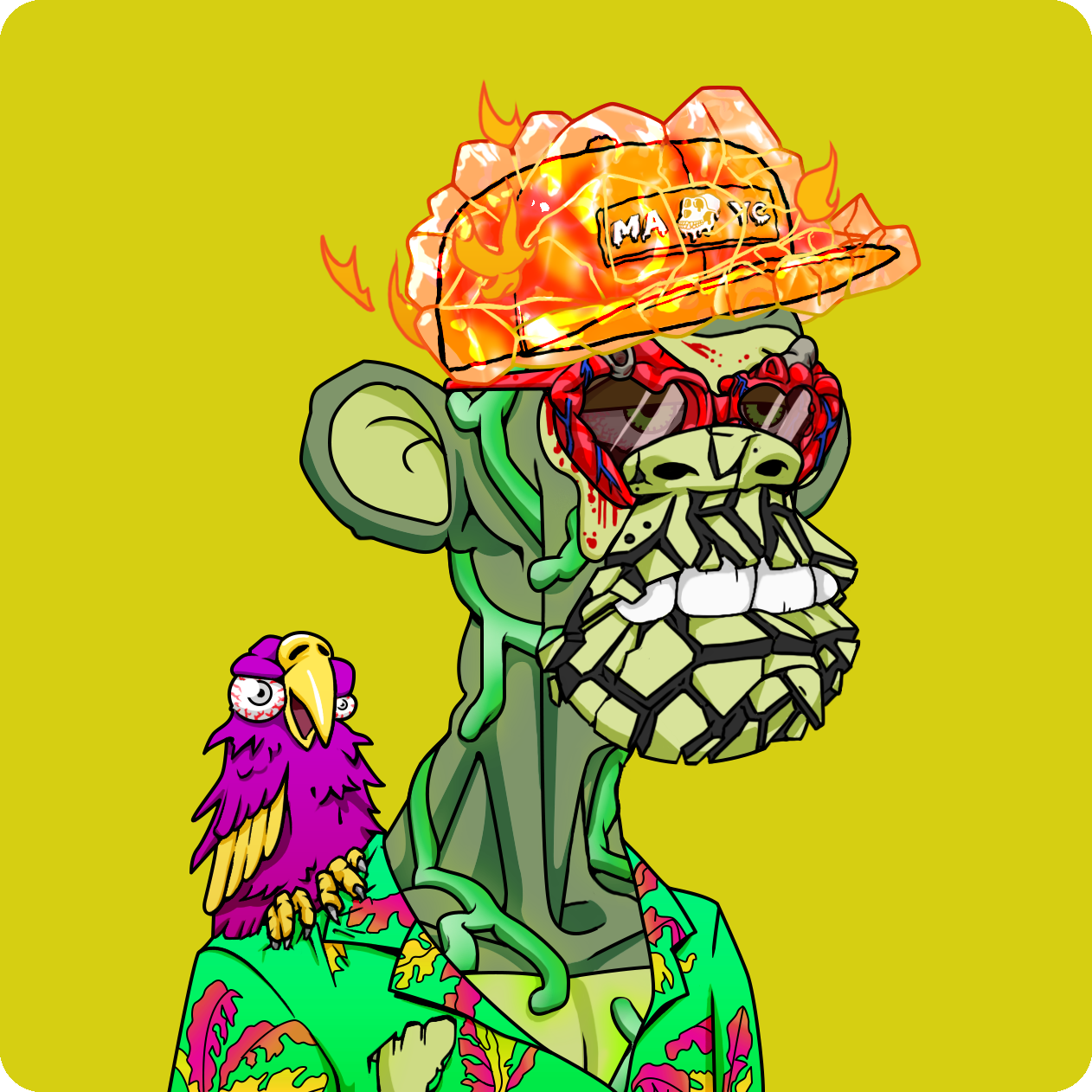 Yuga Labs - Mutant Ape Yacht Club - NFT # 4876