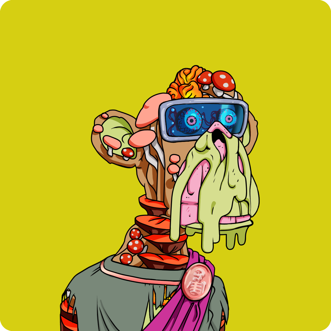 Yuga Labs - Mutant Ape Yacht Club - NFT # 17606