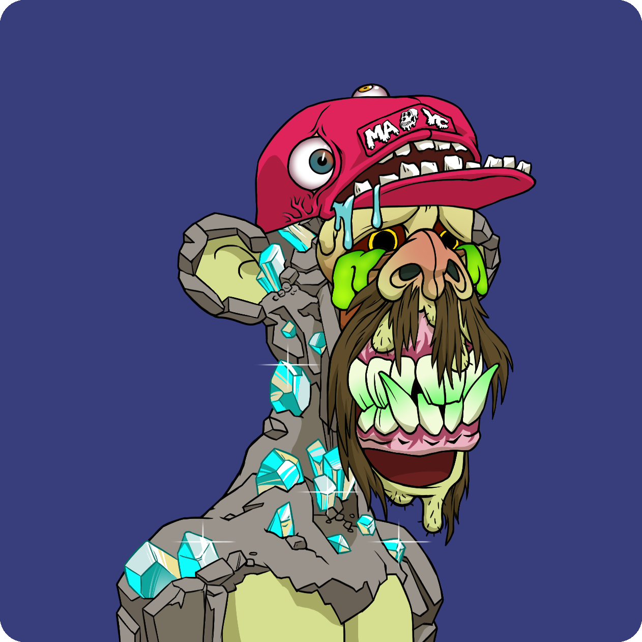 Yuga Labs - Mutant Ape Yacht Club - NFT # 3487