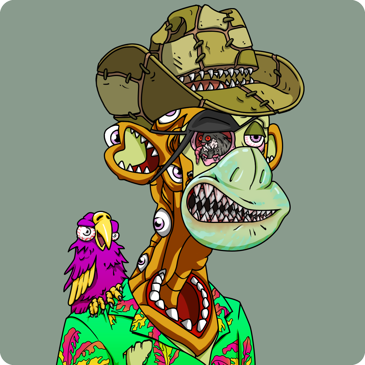 Yuga Labs - Mutant Ape Yacht Club - NFT # 24870