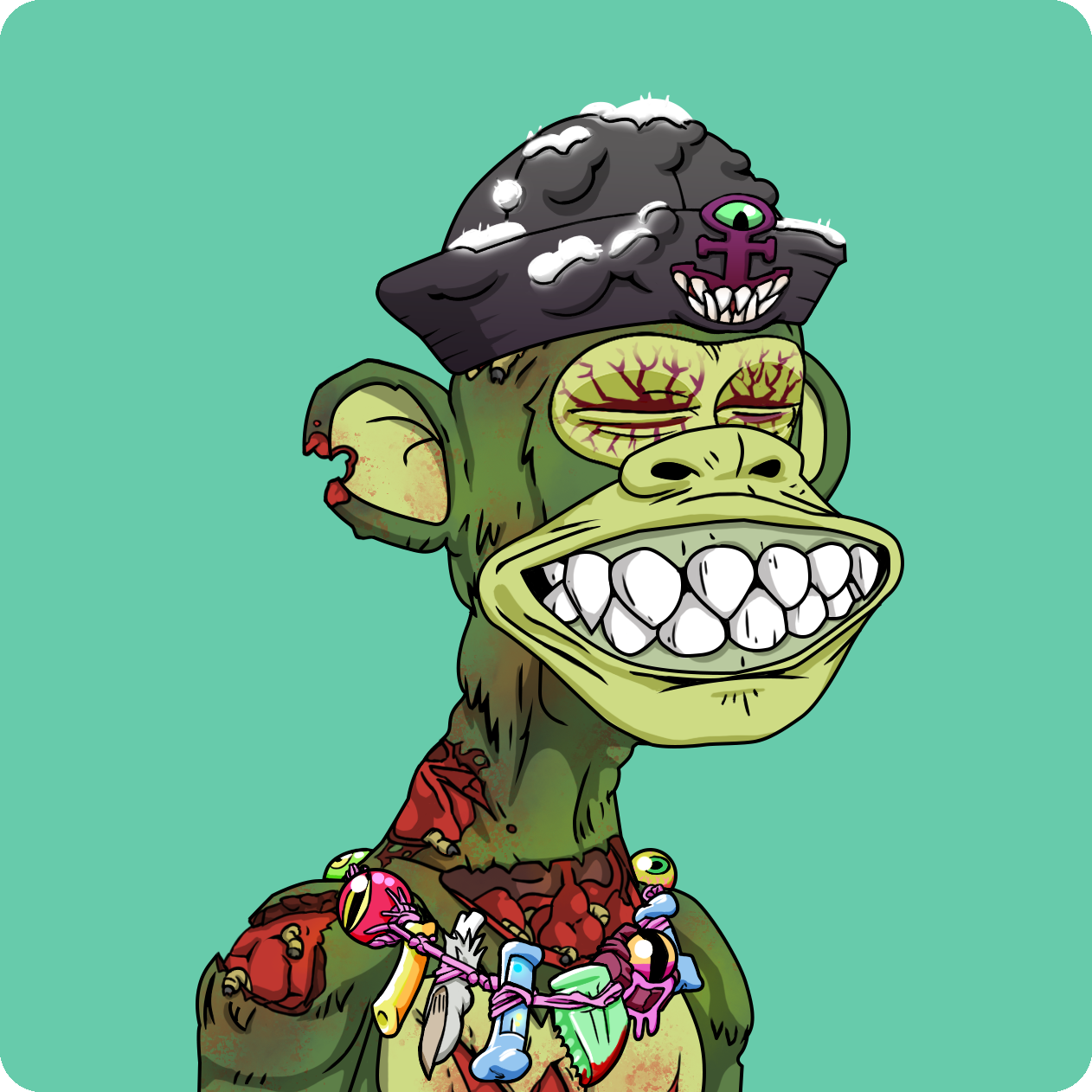 Yuga Labs - Mutant Ape Yacht Club - NFT # 421