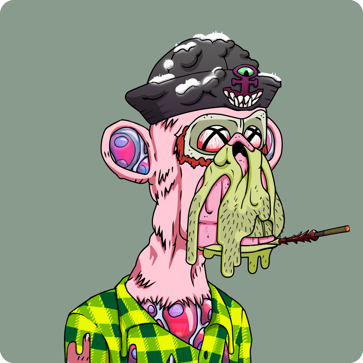 Yuga Labs - Mutant Ape Yacht Club - NFT # 7296