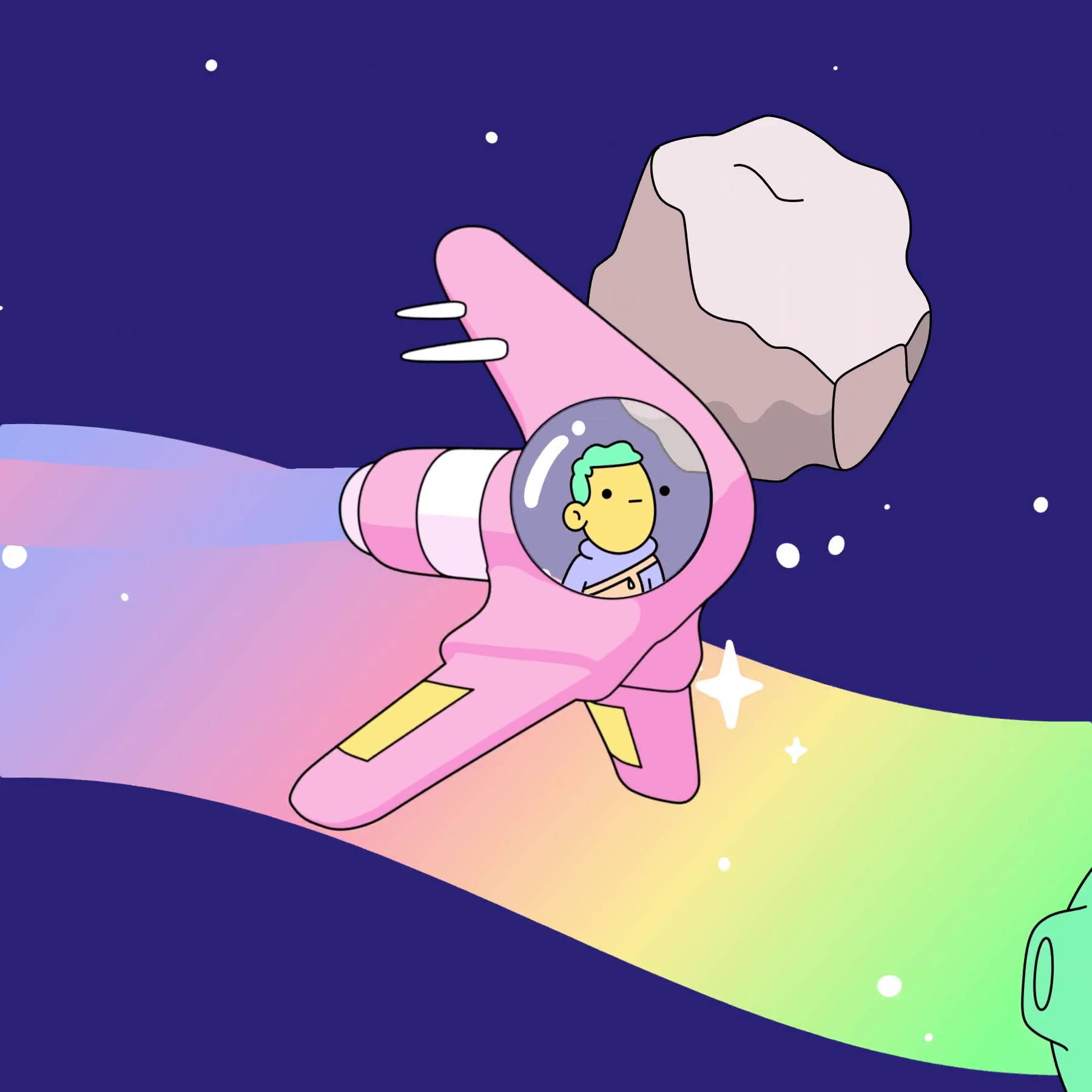 The Doodles Founders - Space Doodles - Space Doodle #9684 - NFT # 9684