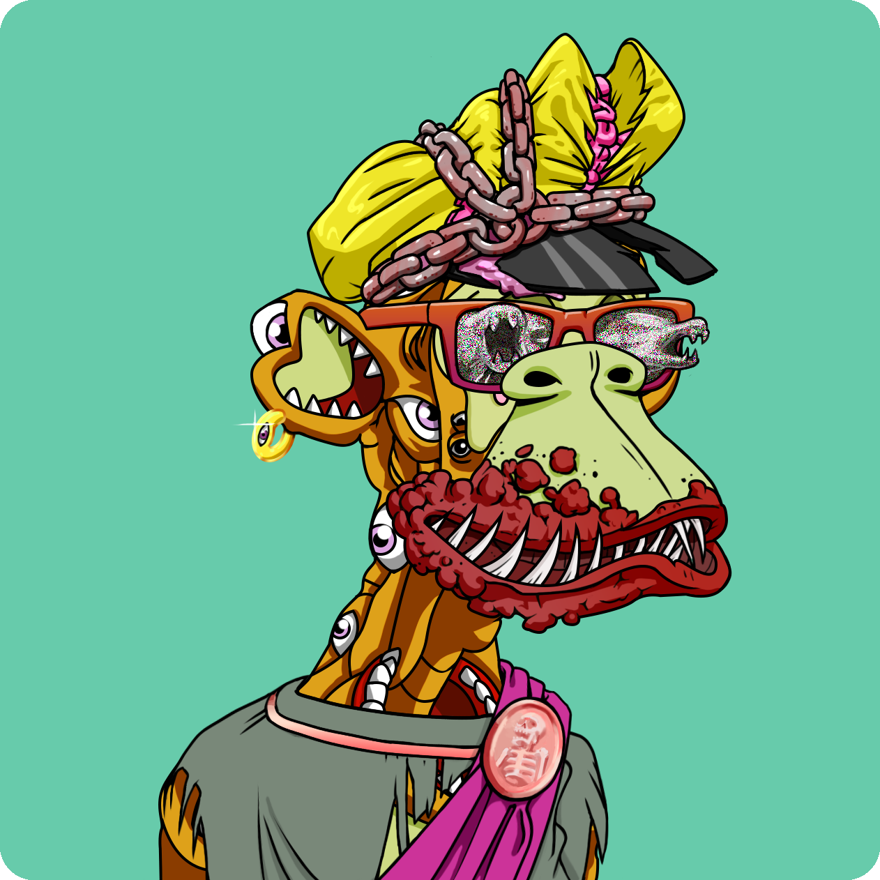 Yuga Labs - Mutant Ape Yacht Club - NFT # 9143