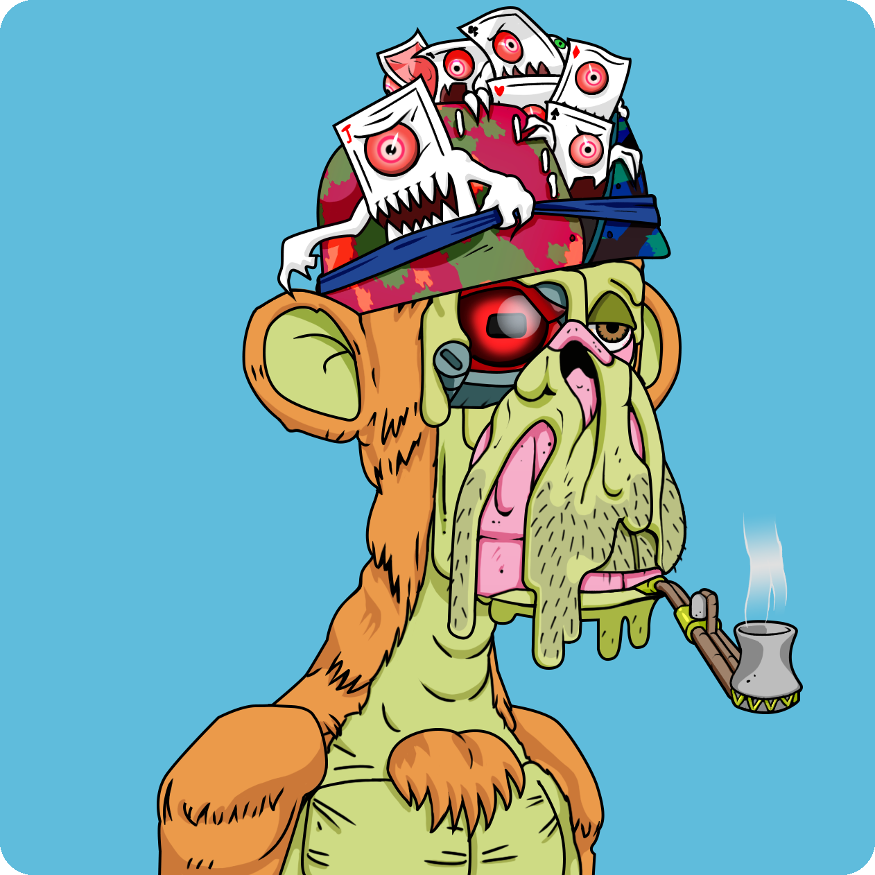 Yuga Labs - Mutant Ape Yacht Club - NFT # 196