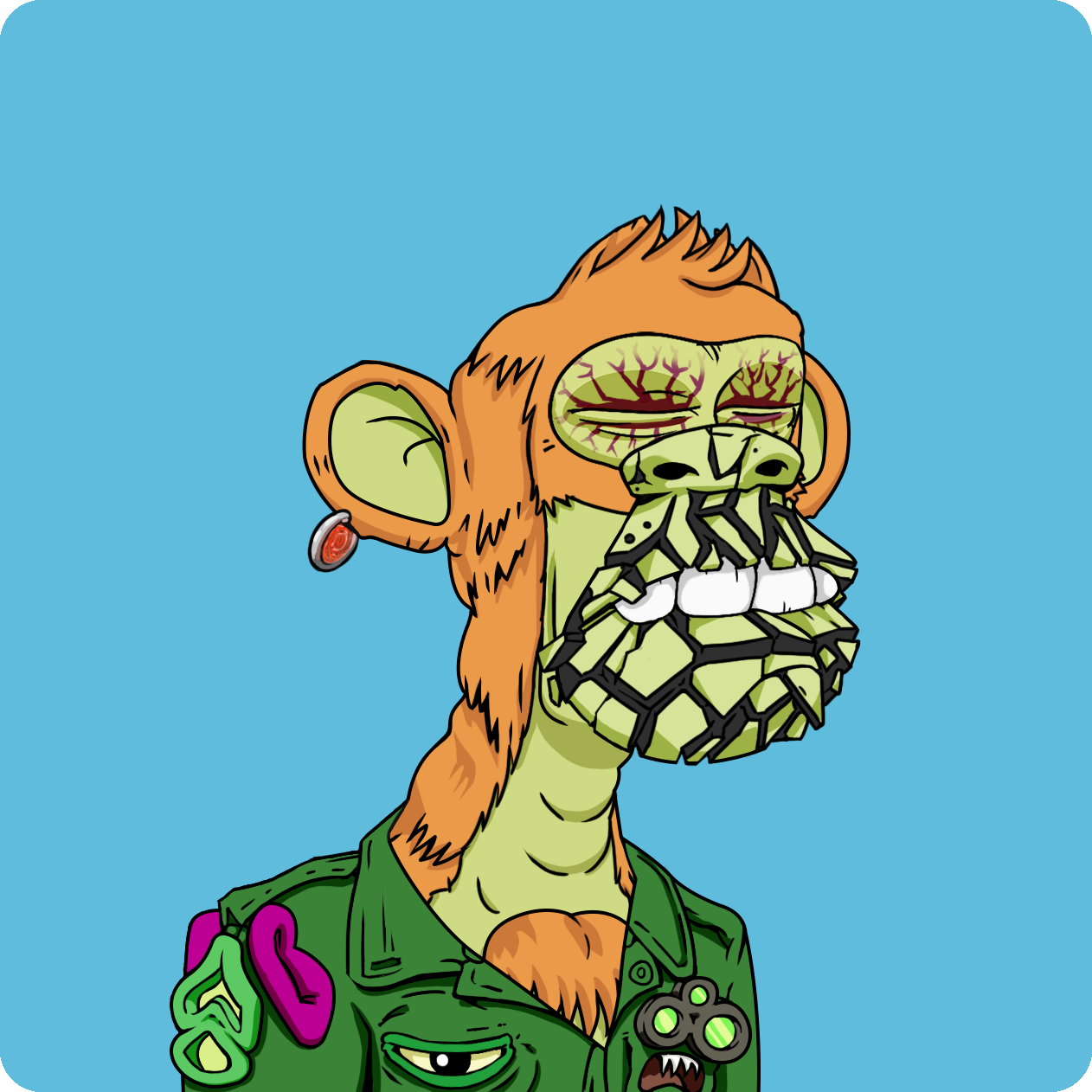 Yuga Labs - Mutant Ape Yacht Club - NFT # 9296