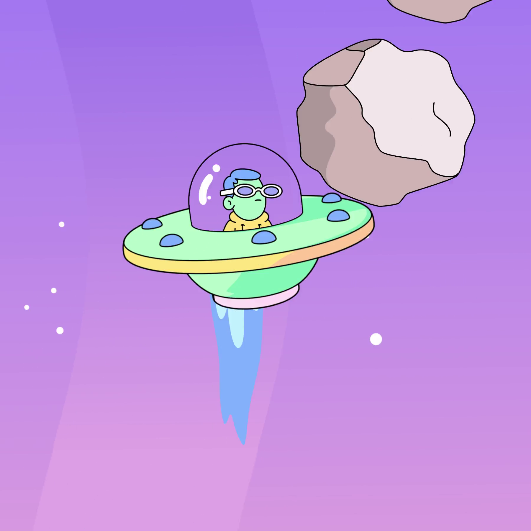 The Doodles Founders - Space Doodles - Space Doodle #262 - NFT # 262