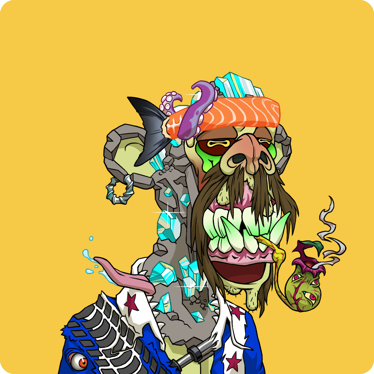 Yuga Labs - Mutant Ape Yacht Club - NFT # 16909