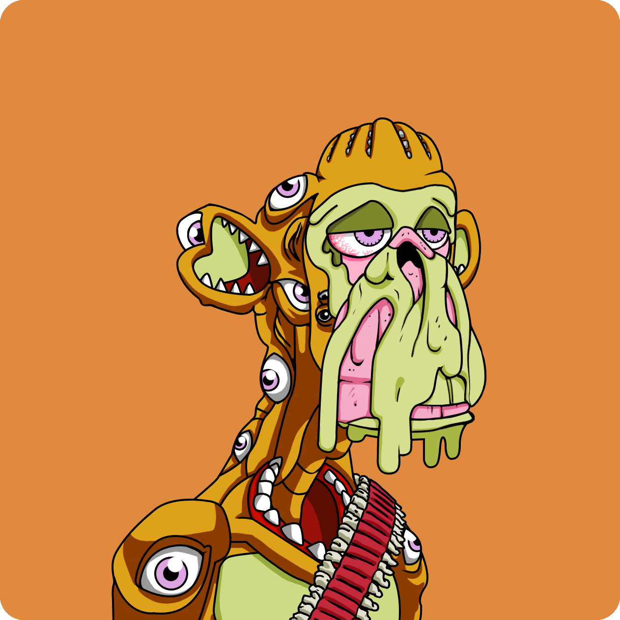 Yuga Labs - Mutant Ape Yacht Club - NFT # 3705