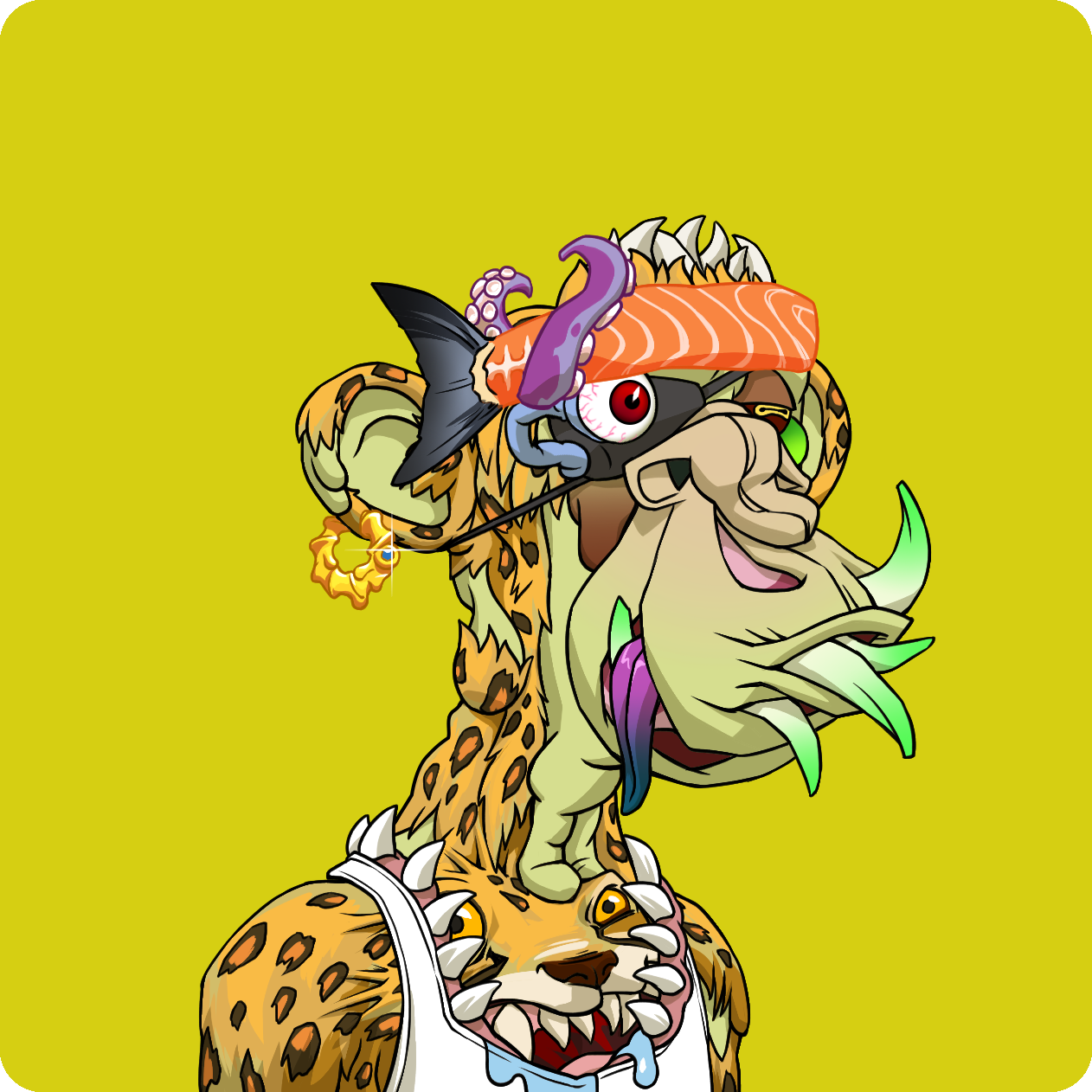 Yuga Labs - Mutant Ape Yacht Club - NFT # 6128