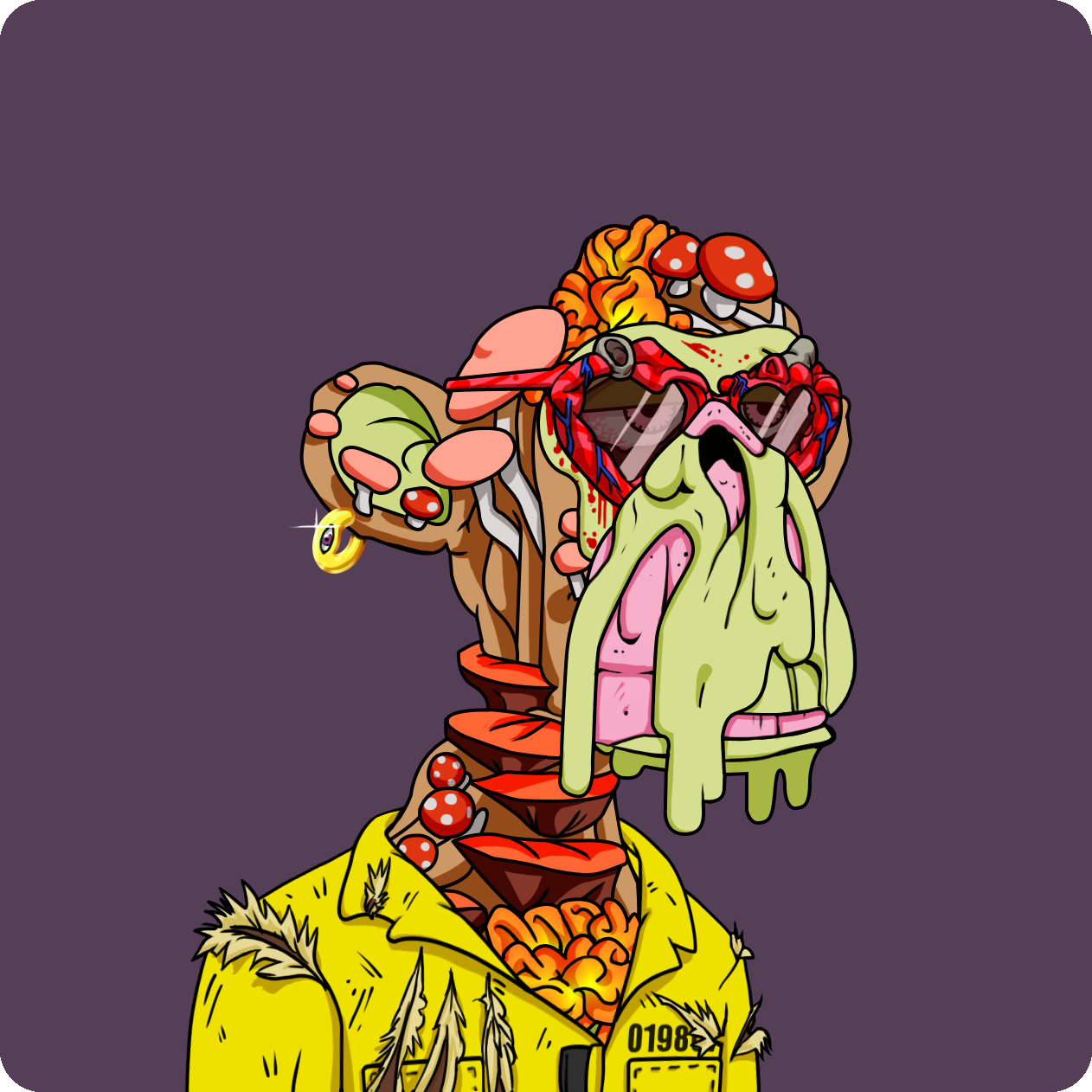 Yuga Labs - Mutant Ape Yacht Club - NFT # 4255