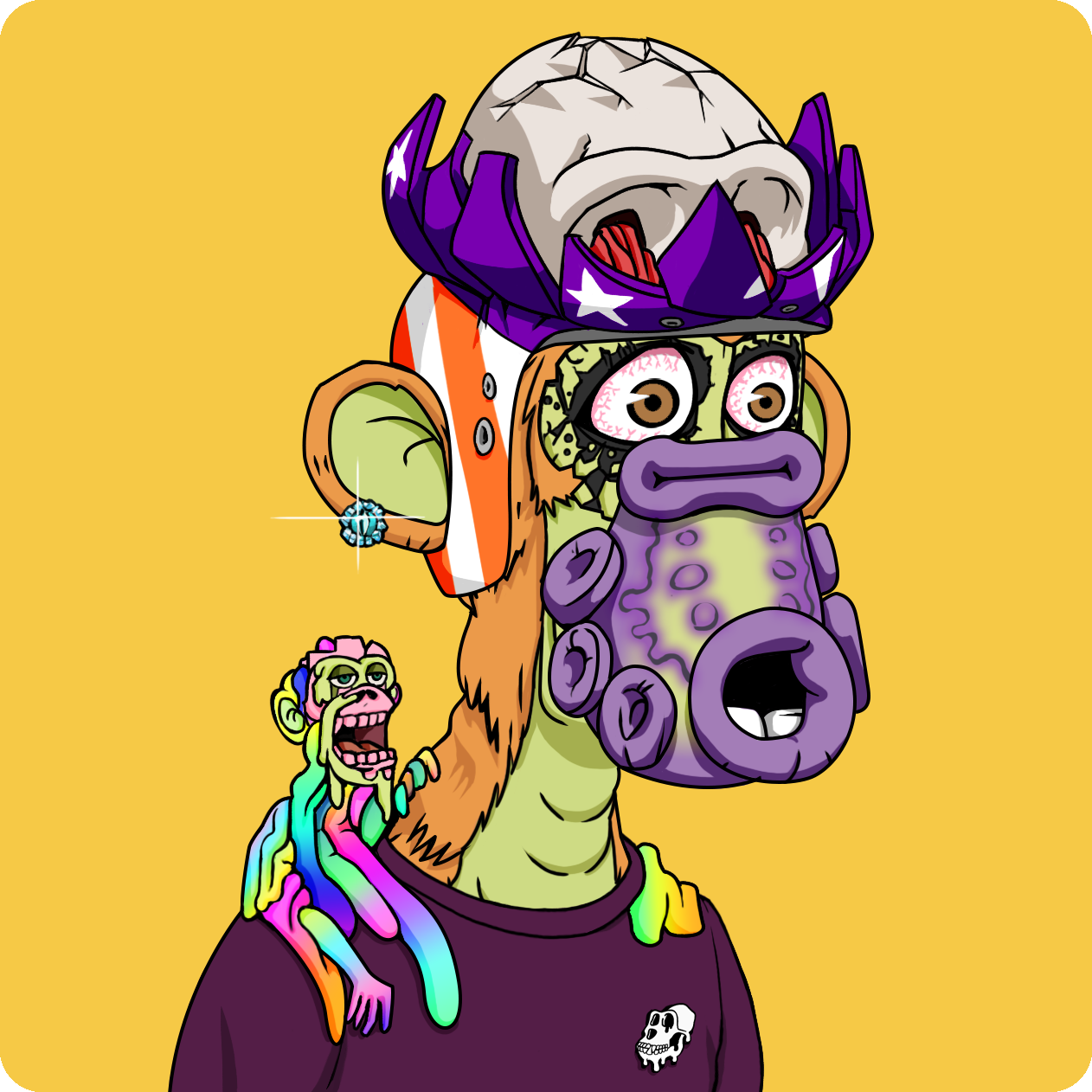 Yuga Labs - Mutant Ape Yacht Club - NFT # 2210