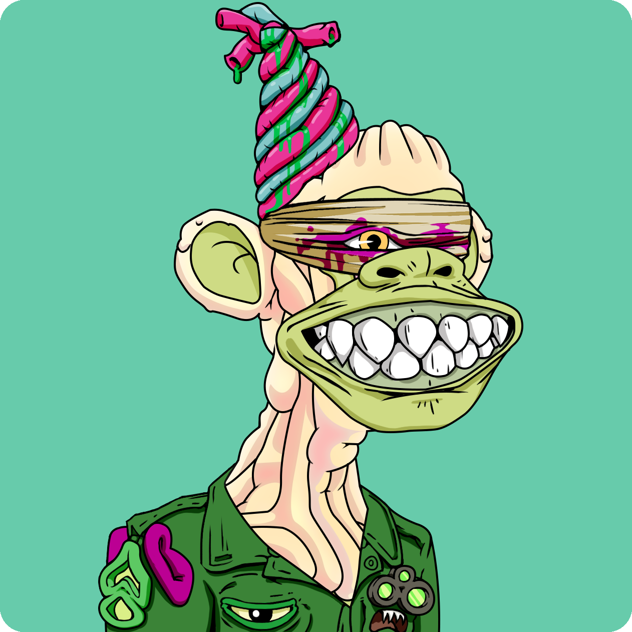 Yuga Labs - Mutant Ape Yacht Club - NFT # 21140